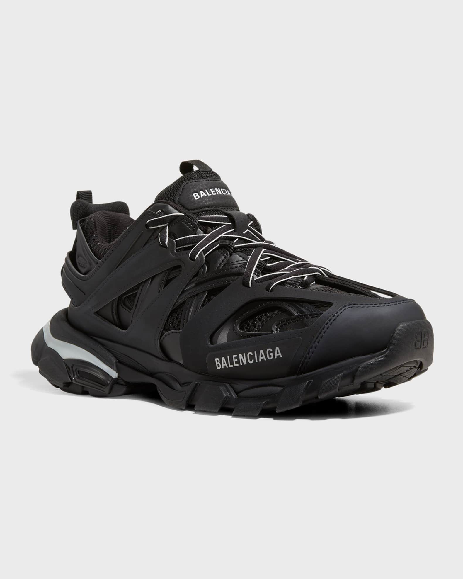 Men s Track LED Running Sneakers Black