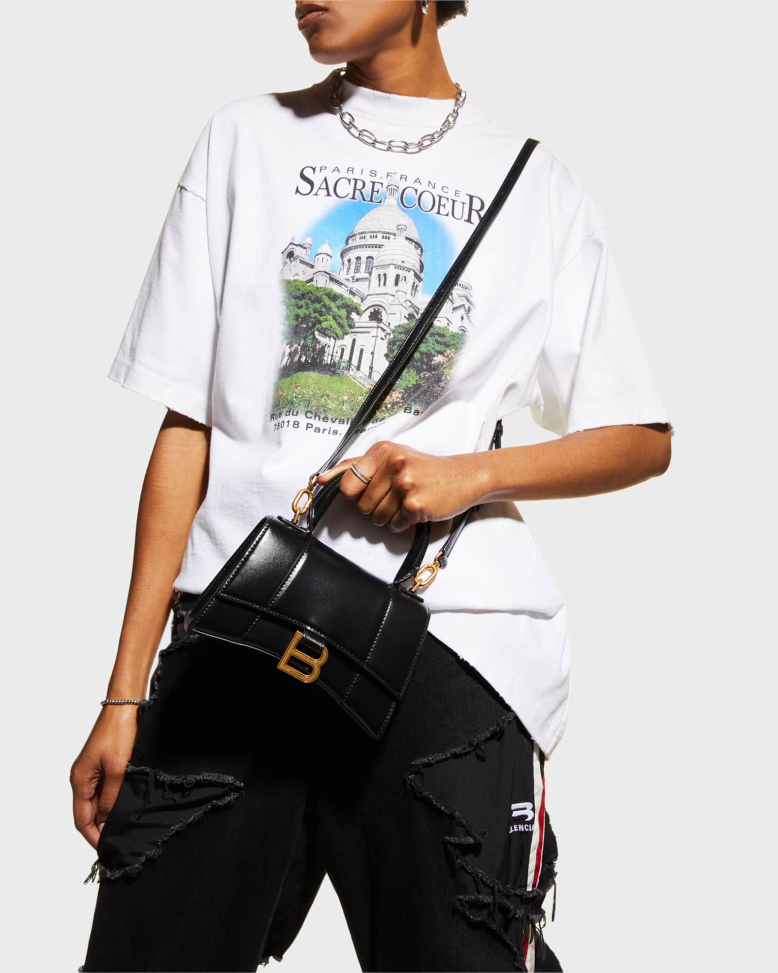 Balenciaga Hourglass XS Box Bag Neiman Marcus