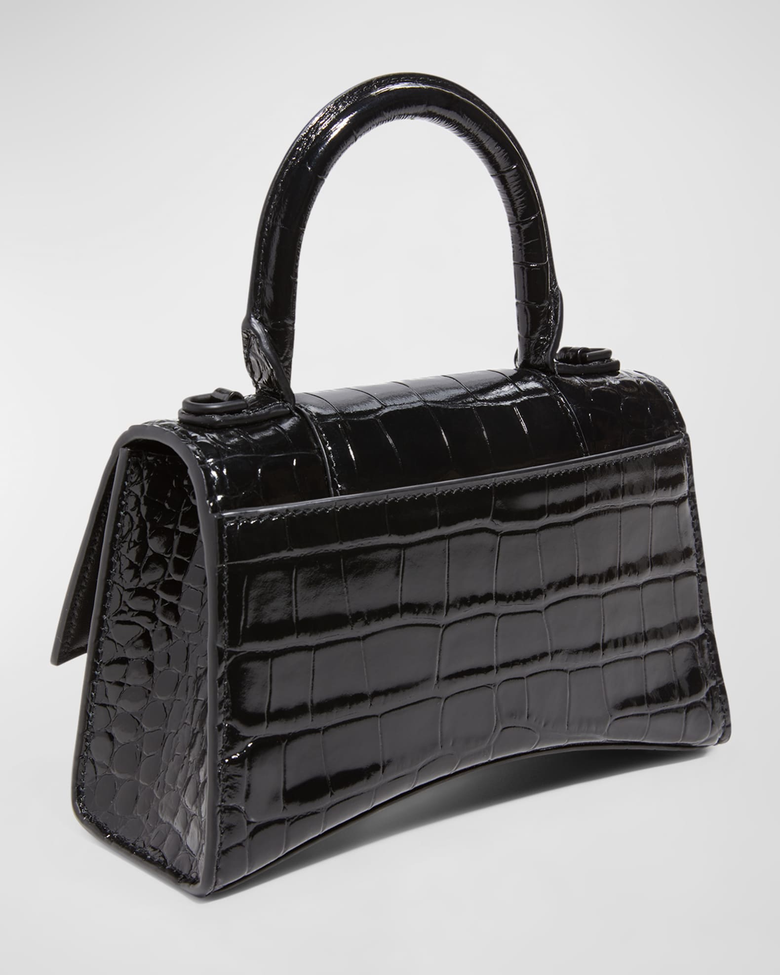 ◆SALE◆直営店◆【BALENCIAGA】Hourglass デニム バッグ Balenciaga Hourglass Small Handbag in Printed Denim | Saks
