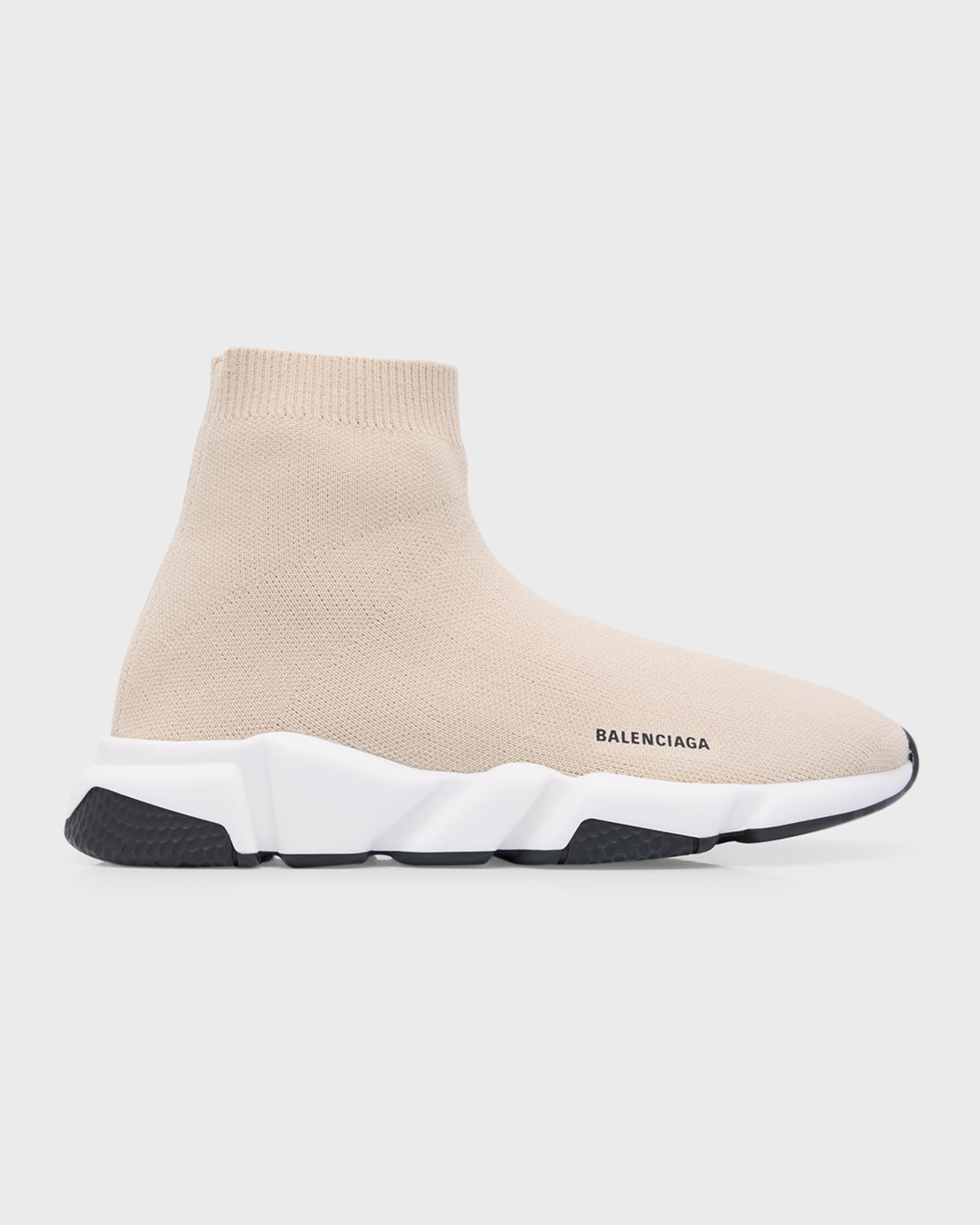 Kid's Two-Tone Knit Sock Trainer Sneakers 0