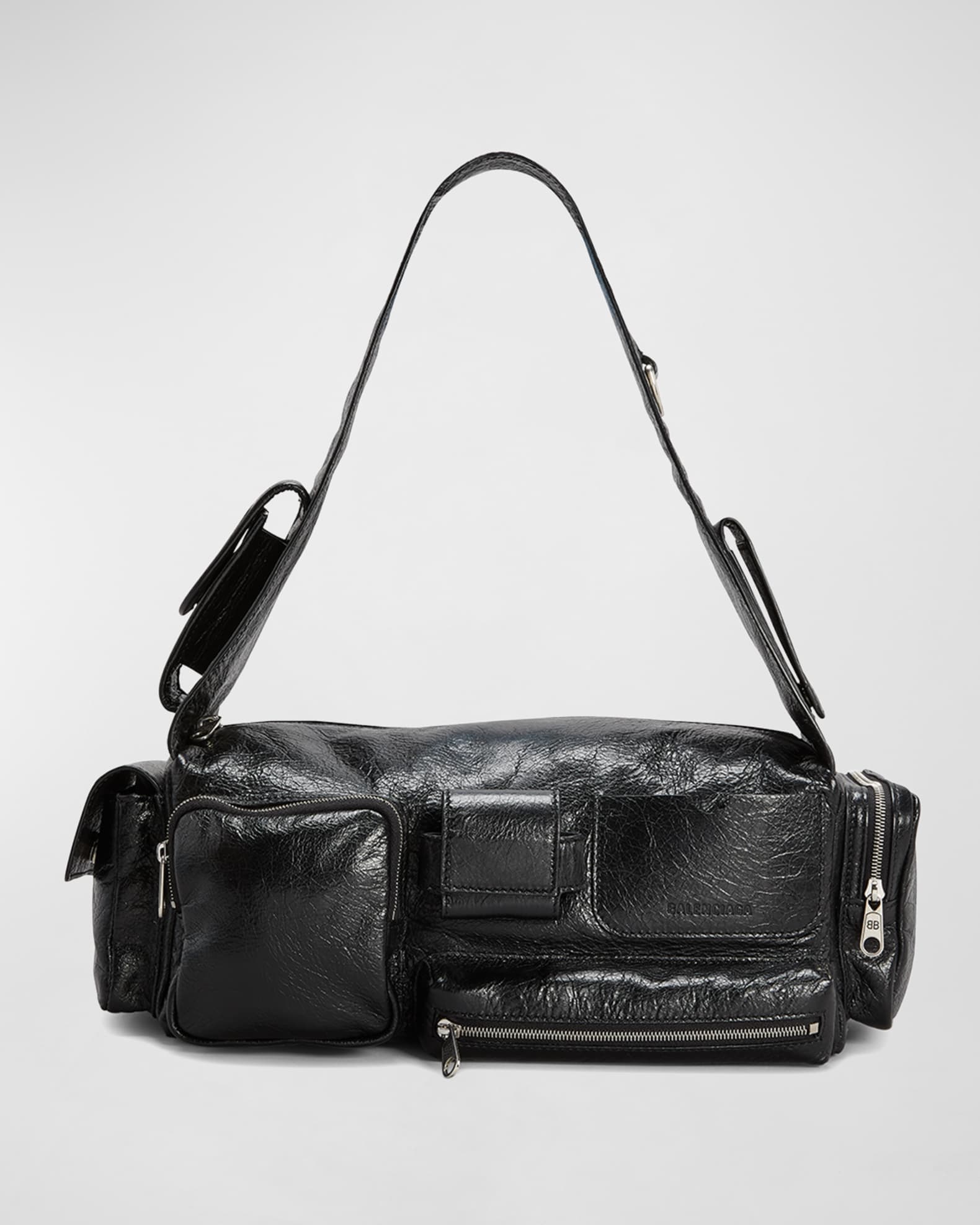 Balenciaga Black Wheel Sling Bag - NOBLEMARS