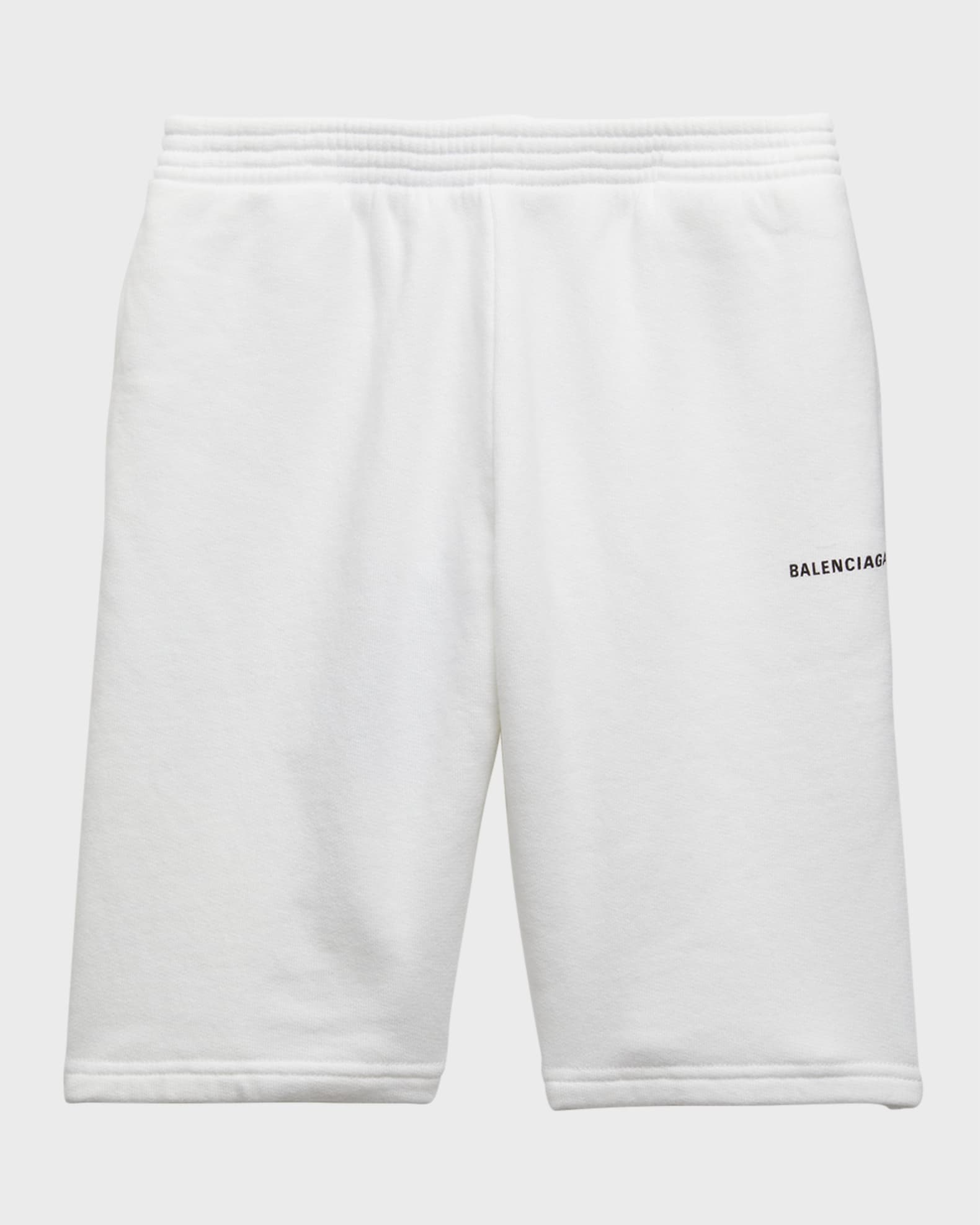 Balenciaga Logo Cotton Pull-On Shorts, 2-10 | Neiman Marcus