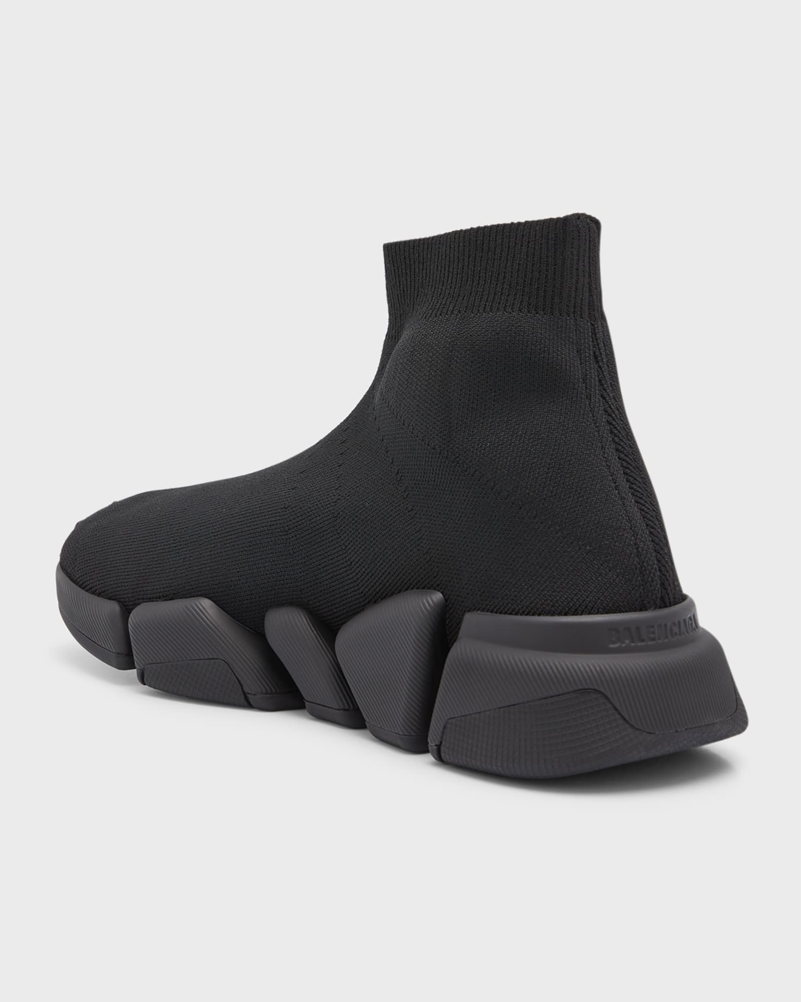 Balenciaga Speed 2.0 Recycled Knit Sneakers with Bicolor Sole Neiman Marcus