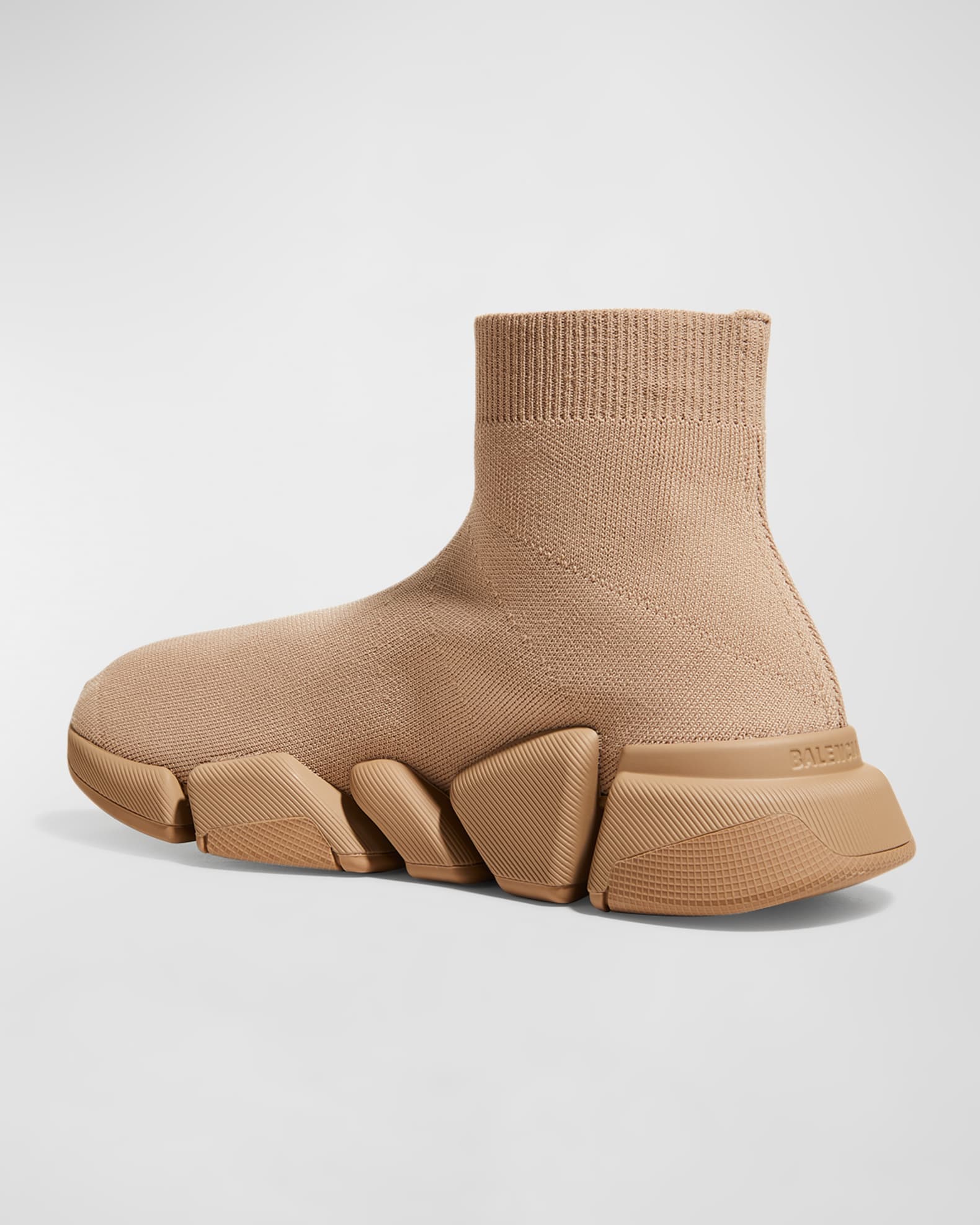 Balenciaga Speed 2.0 Recycled Knit Sneakers with Bicolor Sole