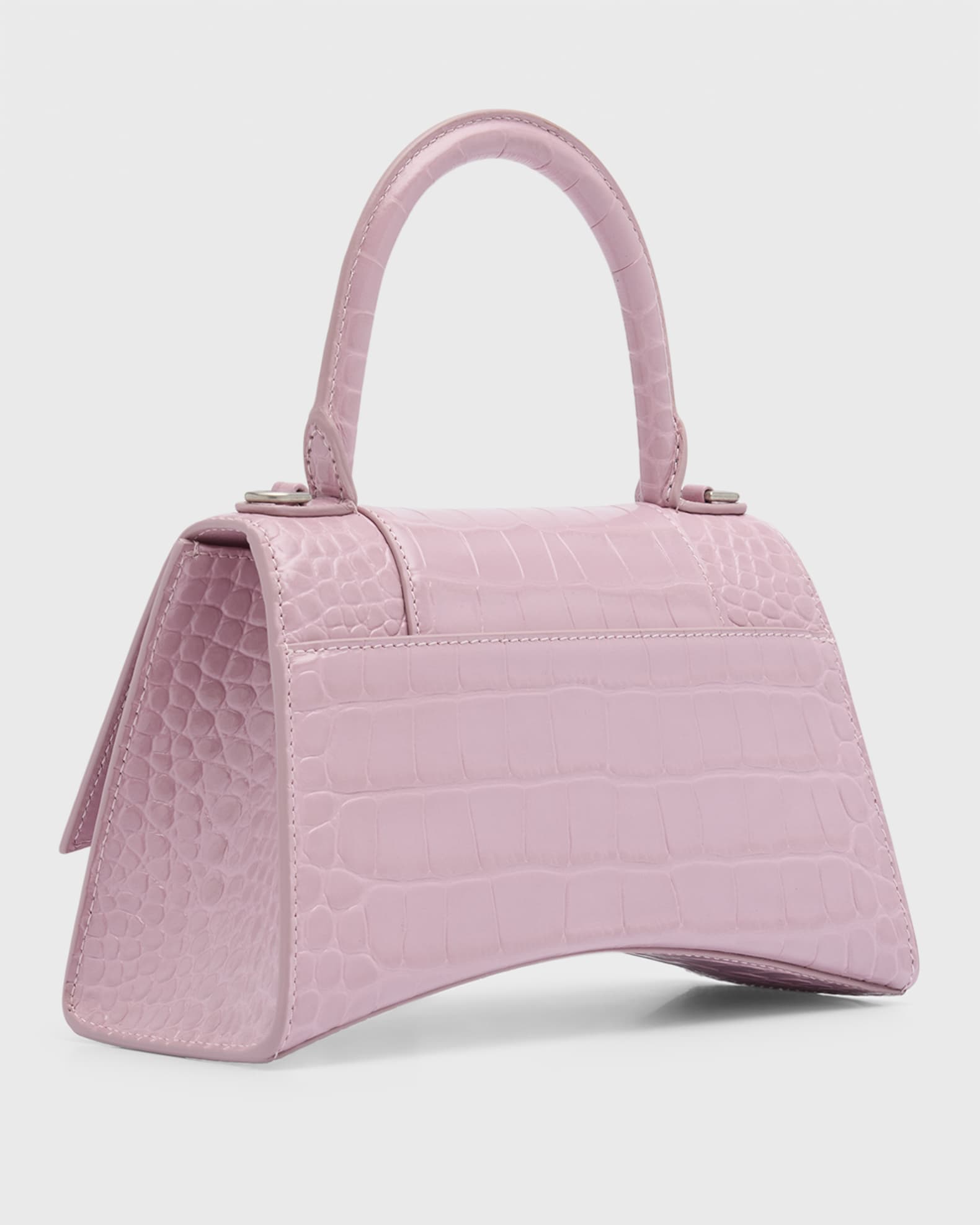 Pink croc balenciaga bag 2025