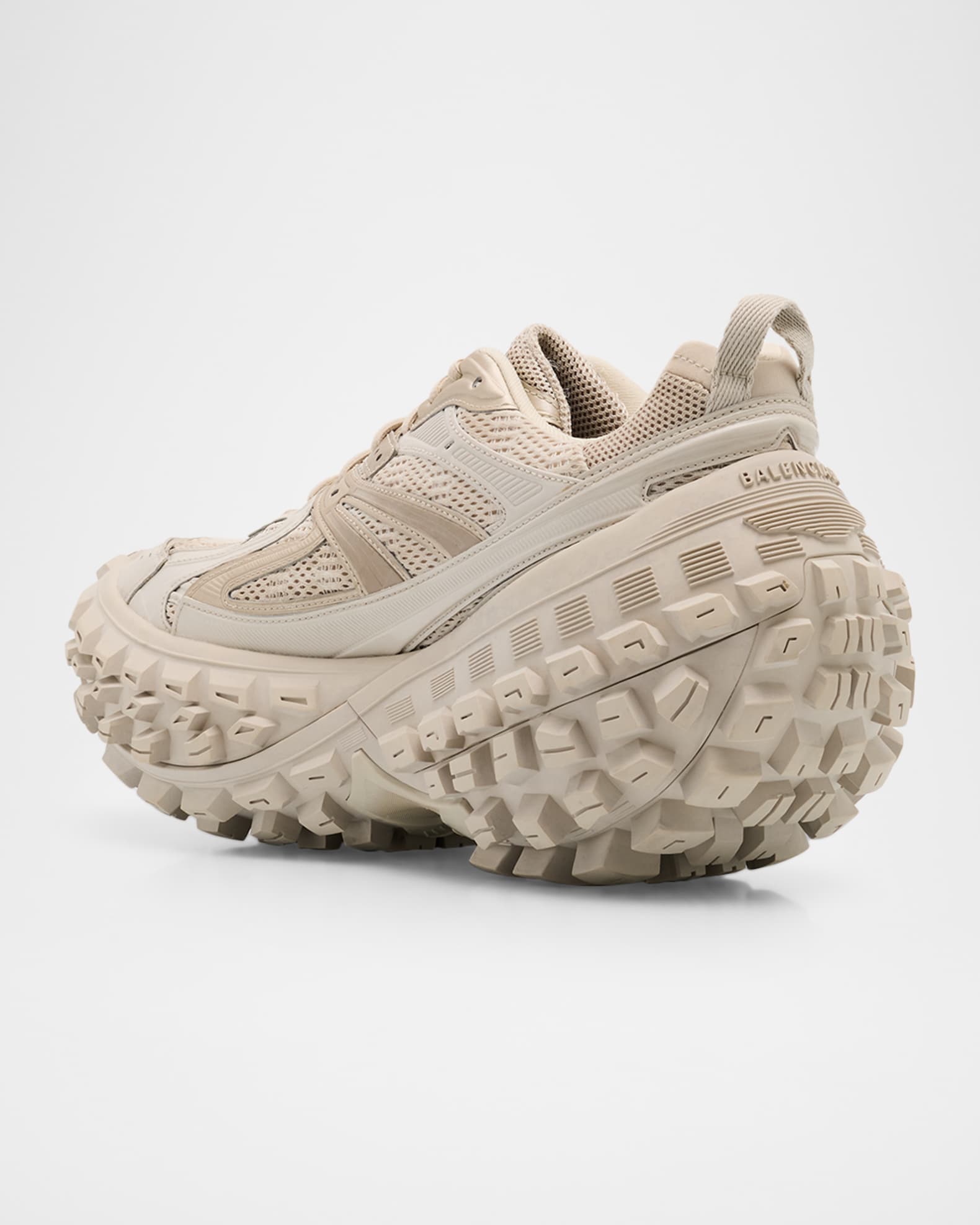 Balenciaga Men's Bouncer Tonal Mesh-Rubber Sneakers | Neiman Marcus