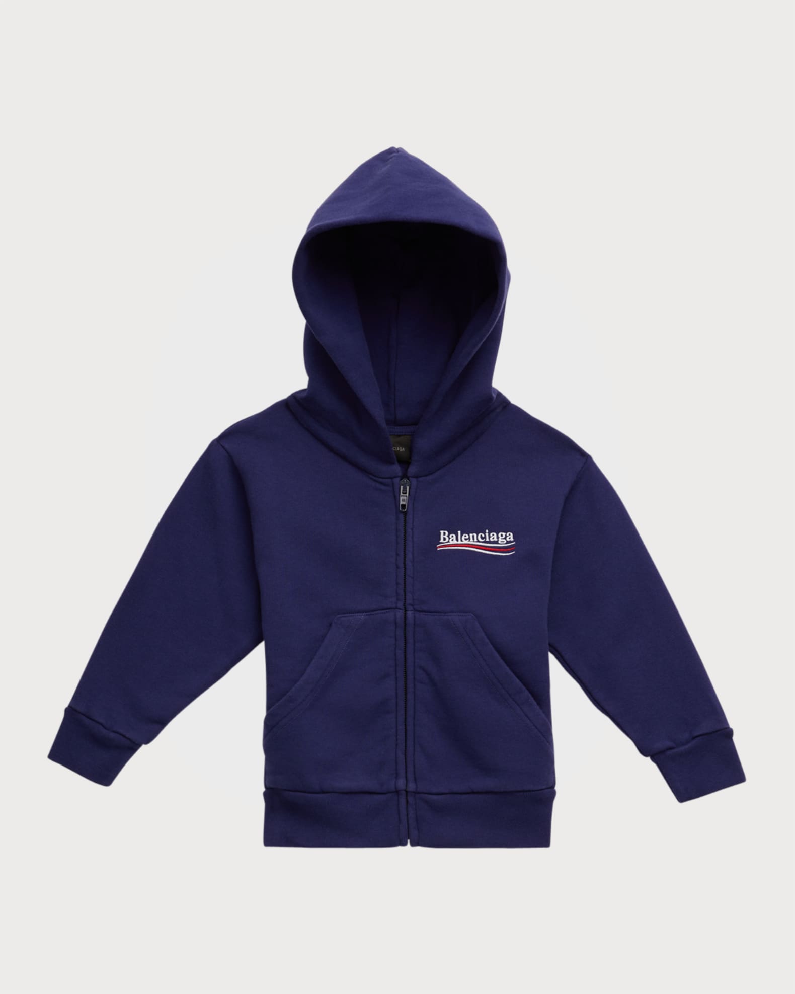 Balenciaga logo hoodie blue 2025