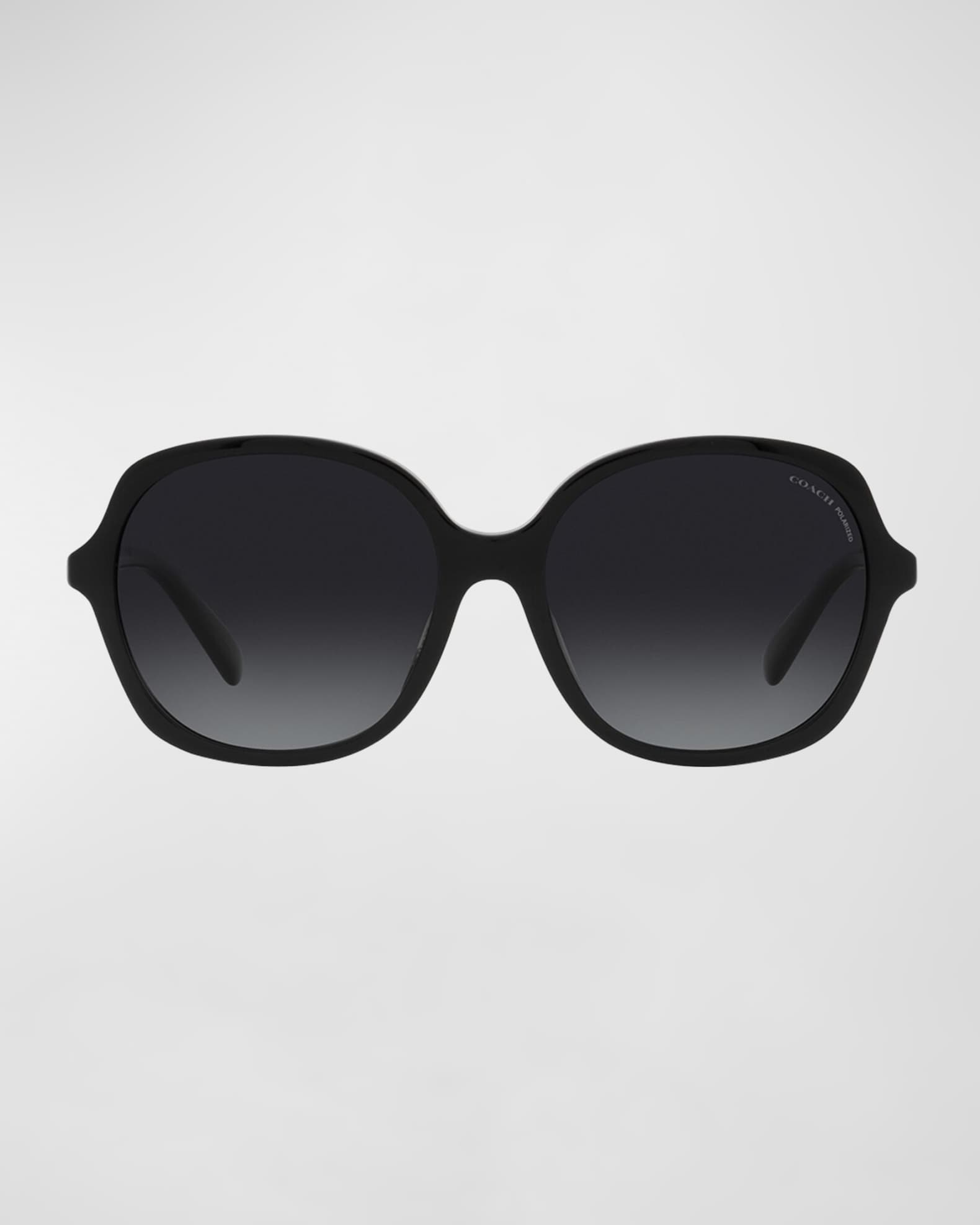 Coach Polarized Gradient Square Acetate Sunglasses Neiman Marcus