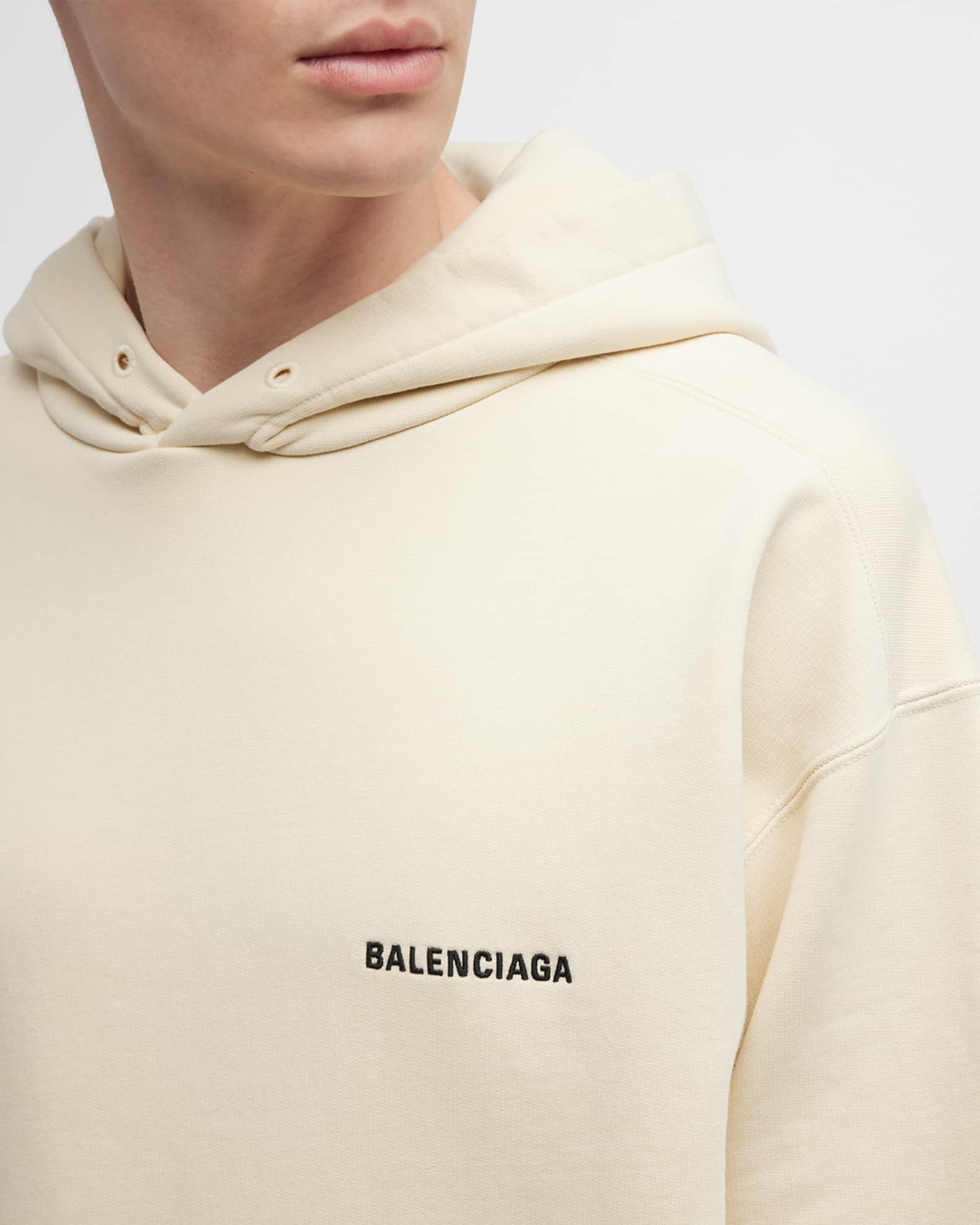 Balenciaga hoodie beige clearance