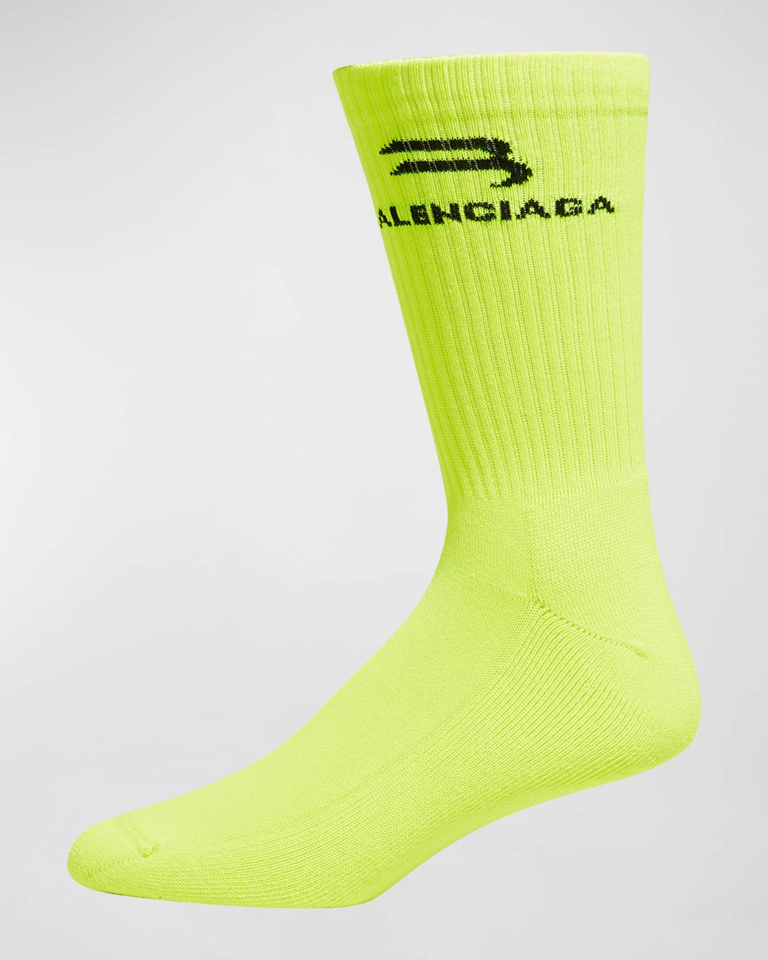 Balenciaga Men's Logo Sport Socks