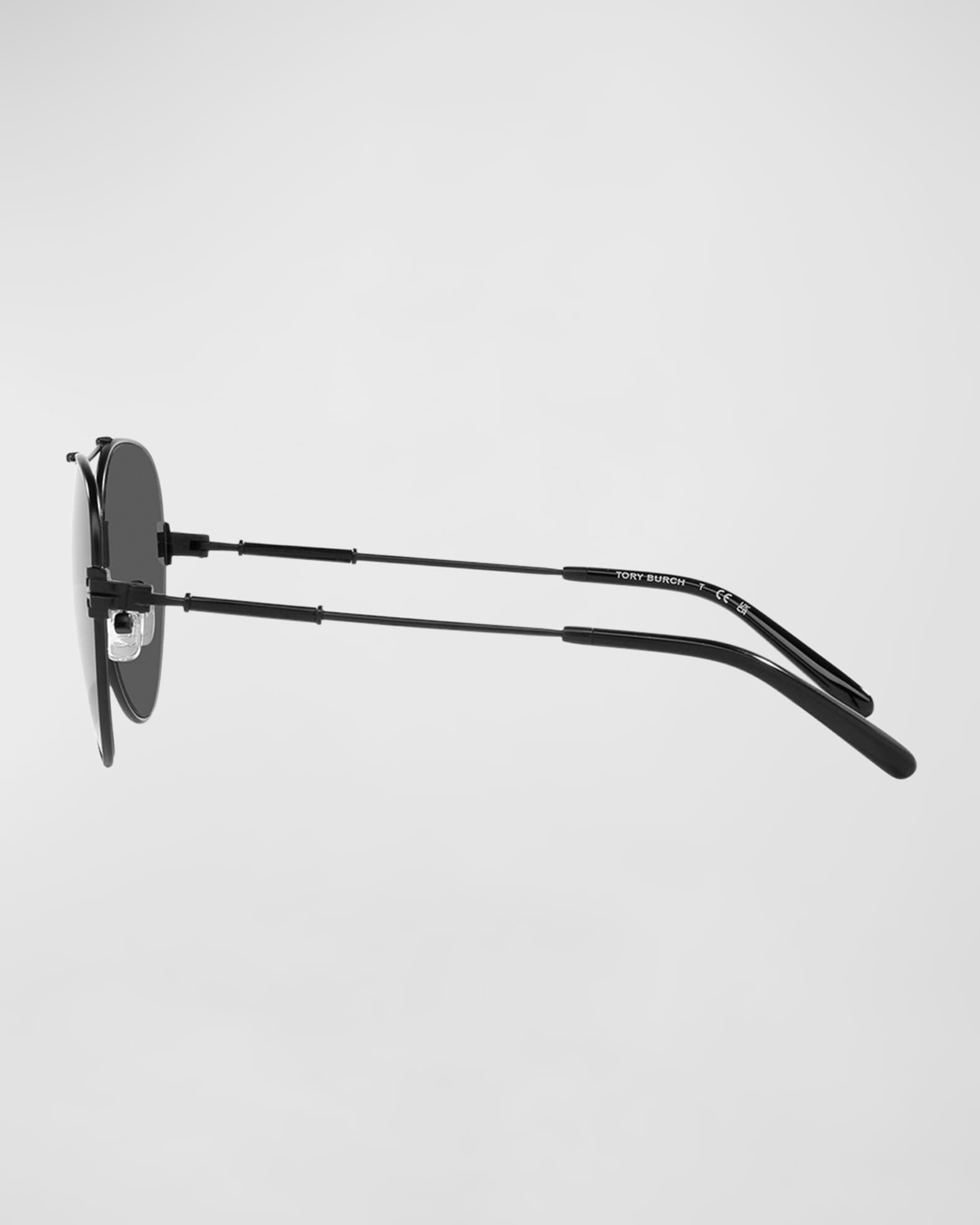 T-Monogram Metal & Plastic Aviator Sunglasses  1