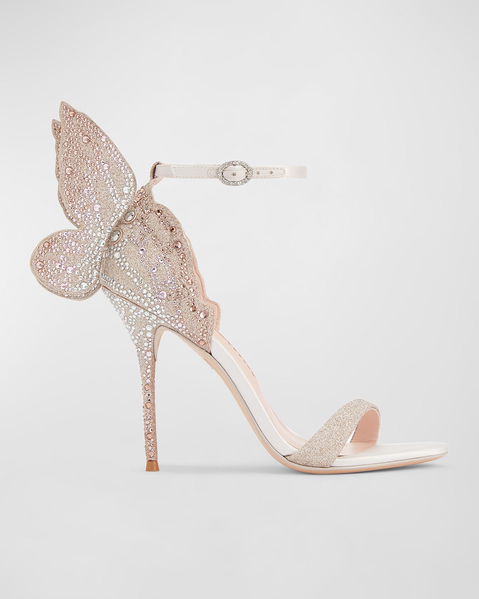 Elegant Butterfly Decor Stiletto Pumps