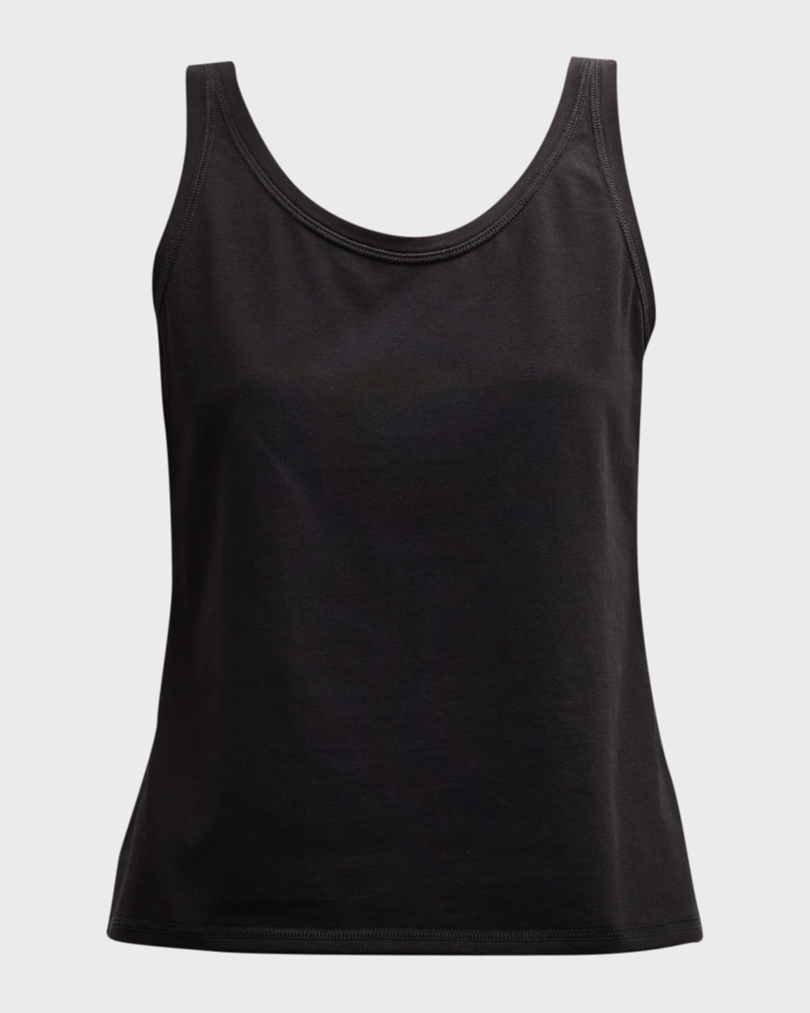 JERSEY SCOOP NECK TANK TOP EGYPTIAN ROSE