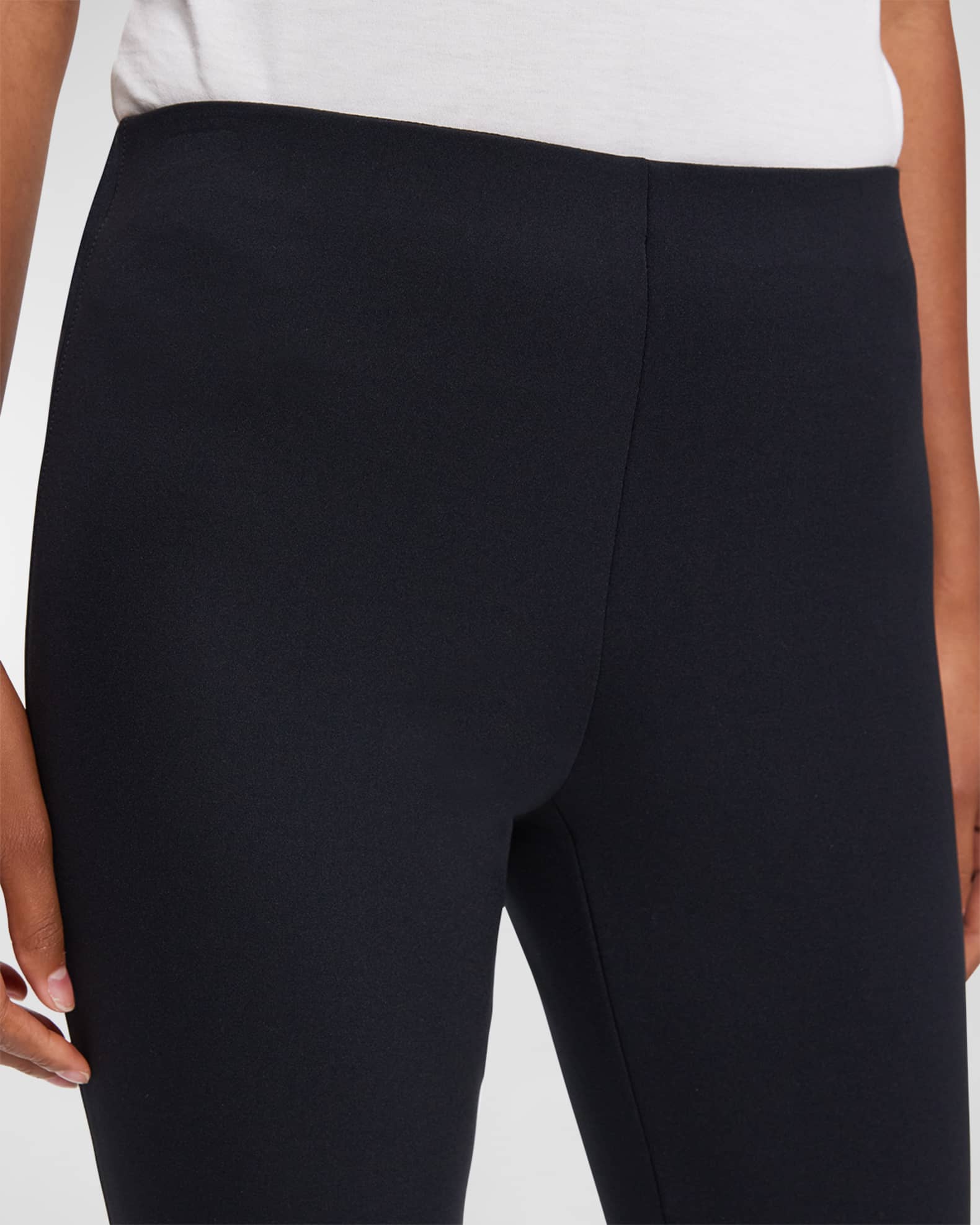 Theory Cropped Scuba Skinny Leggings Neiman Marcus