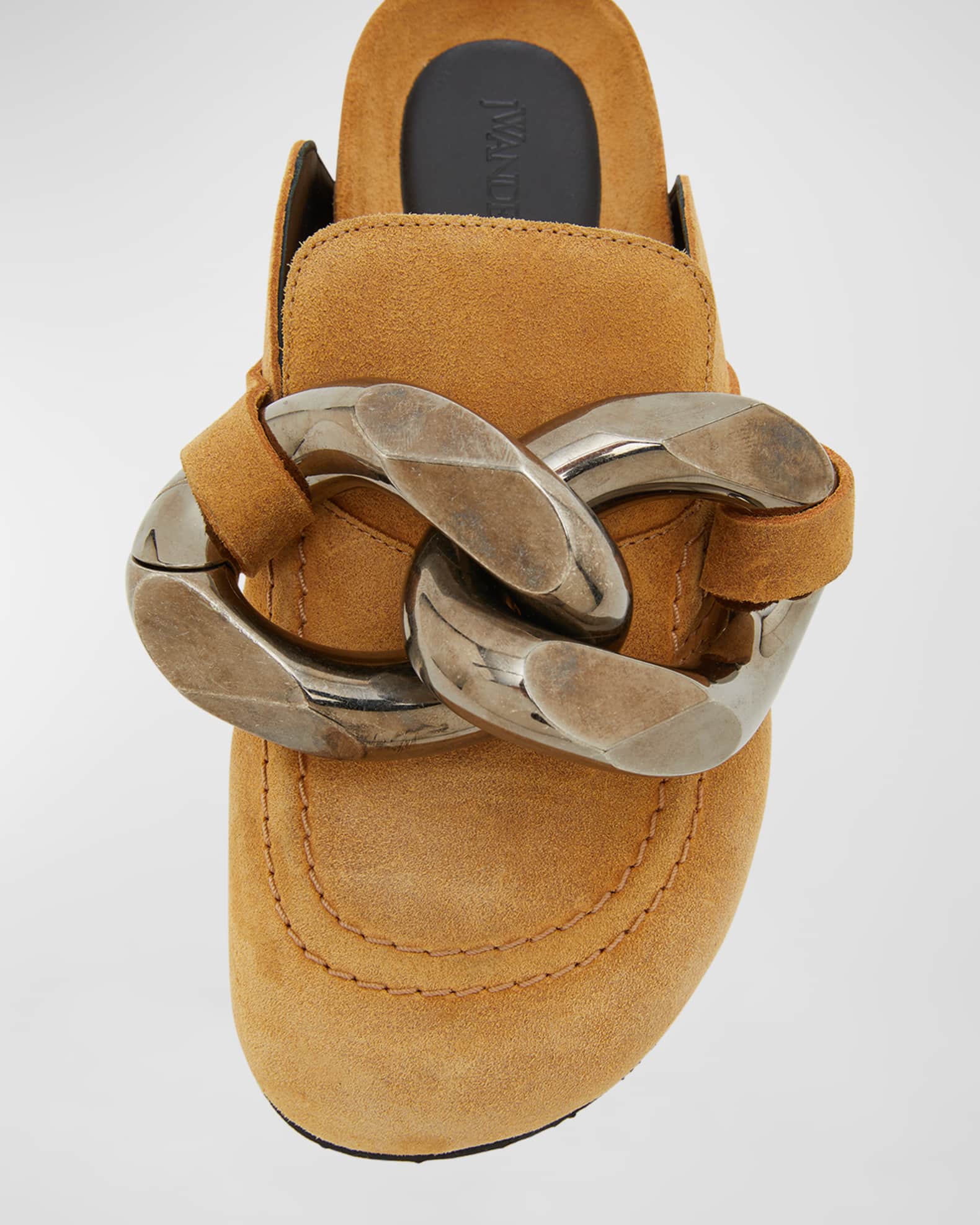 Jw Anderson Loafer Mules Suede Loafers Jw Anderson Leather Loafer