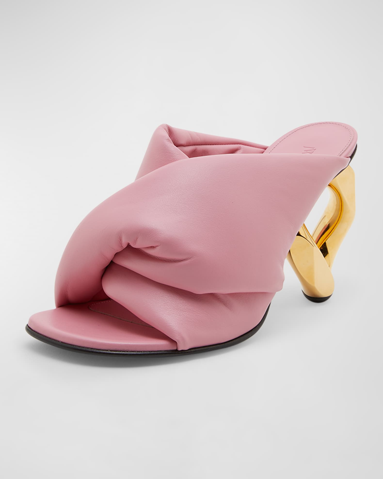 JW Anderson Twist Chain Slide Mule Sandals Neiman Marcus