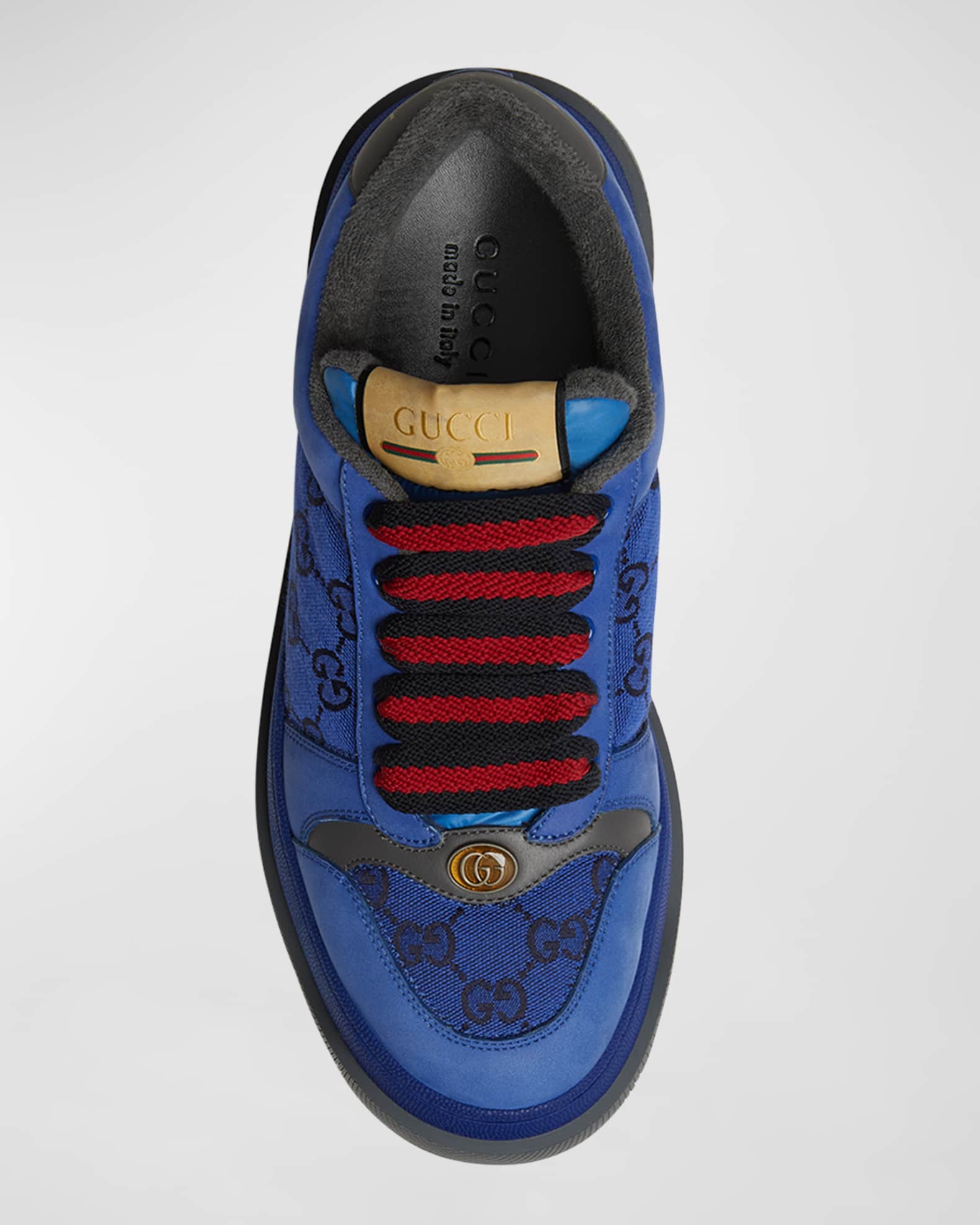 Royal blue store gucci shoes