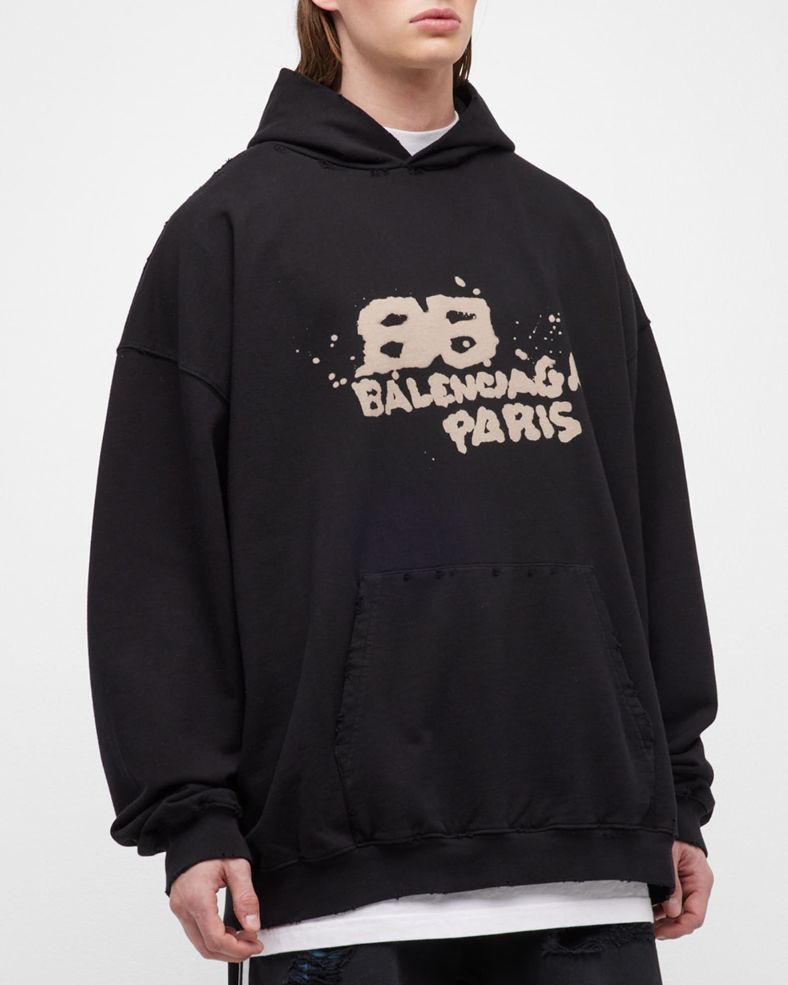 Balenciaga bb hoodie shop