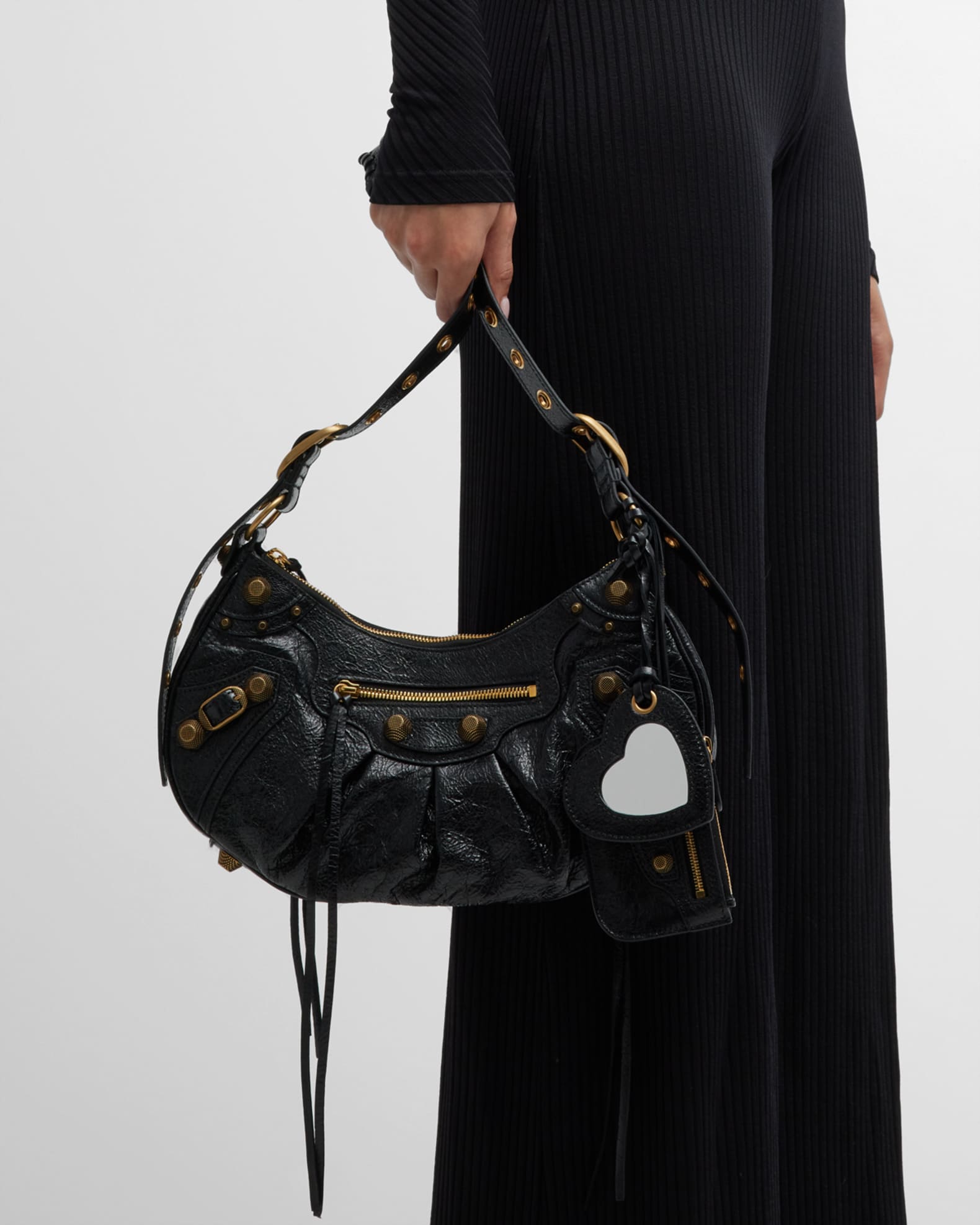 【BALENCIAGA】LE CAGOLE SMALL LEATHER SHOULDER BAG Balenciaga Le Cagole Small Shoulder Bag | Neiman Marcus