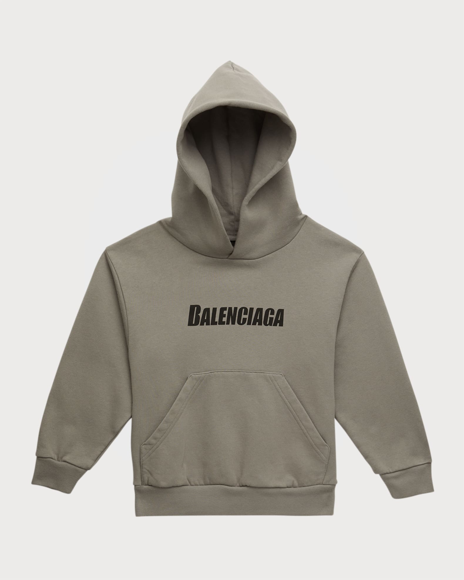 Balenciaga grey logo discount hoodie