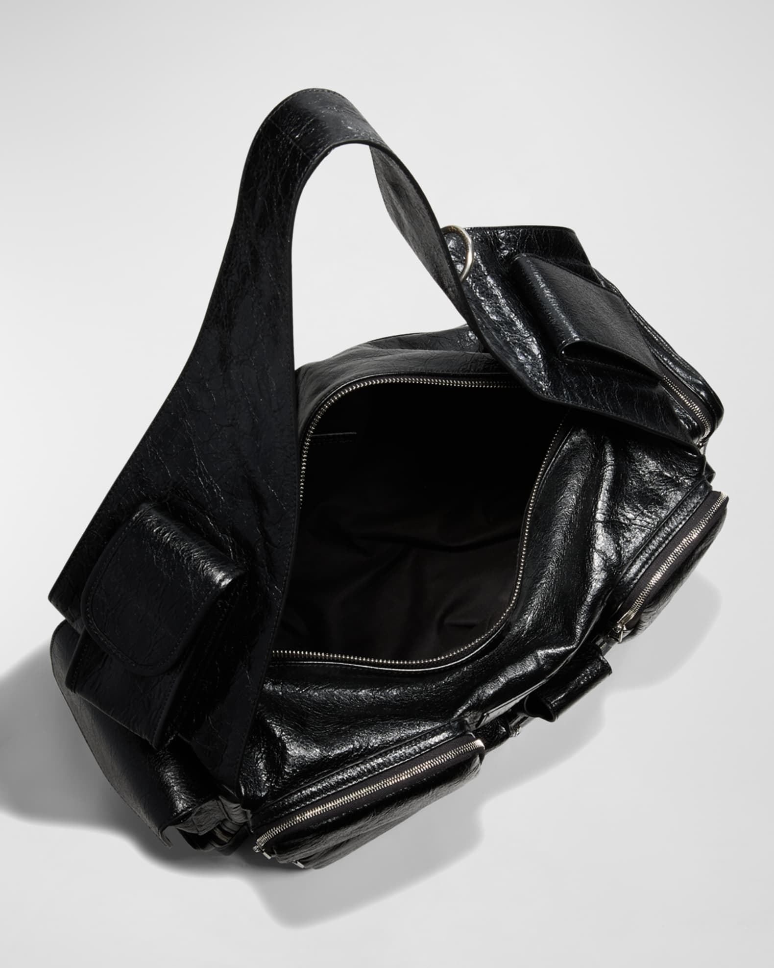 balenciaga superbusy large スリングバッグ Balenciaga Men's Superbusy Leather Multi-Pocket Sling Bag