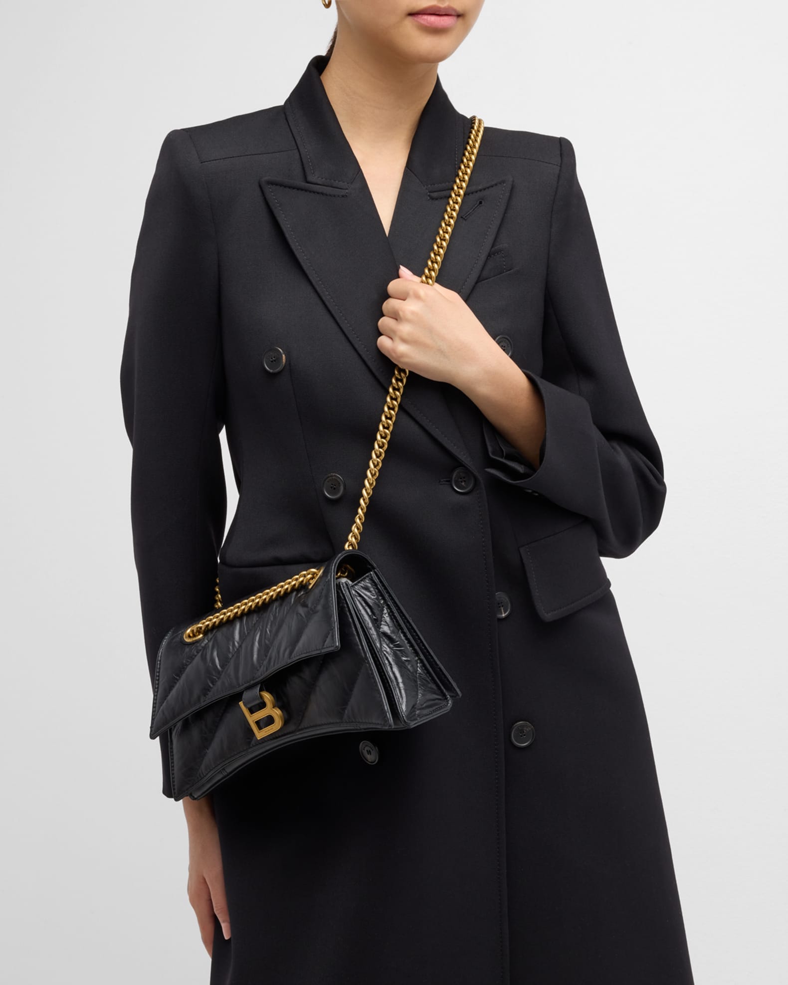 Balenciaga Crush Small Chain Bag Quilted | Neiman Marcus Balenciaga Crush Small Chain Bag Quilted | Neiman Marcus