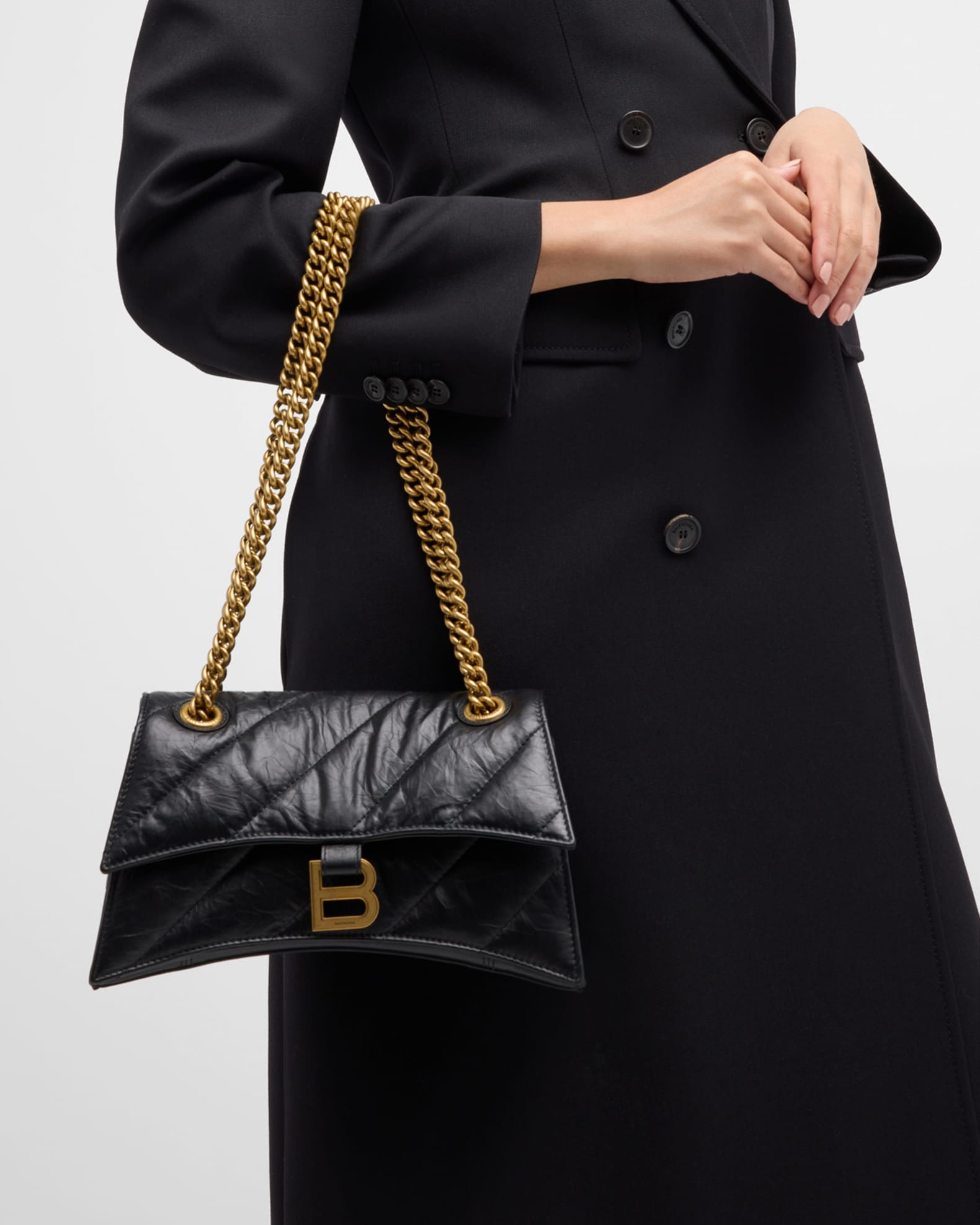 Balenciaga Crush Small Chain Bag Quilted | Neiman Marcus Balenciaga Crush Small Chain Bag Quilted | Neiman Marcus