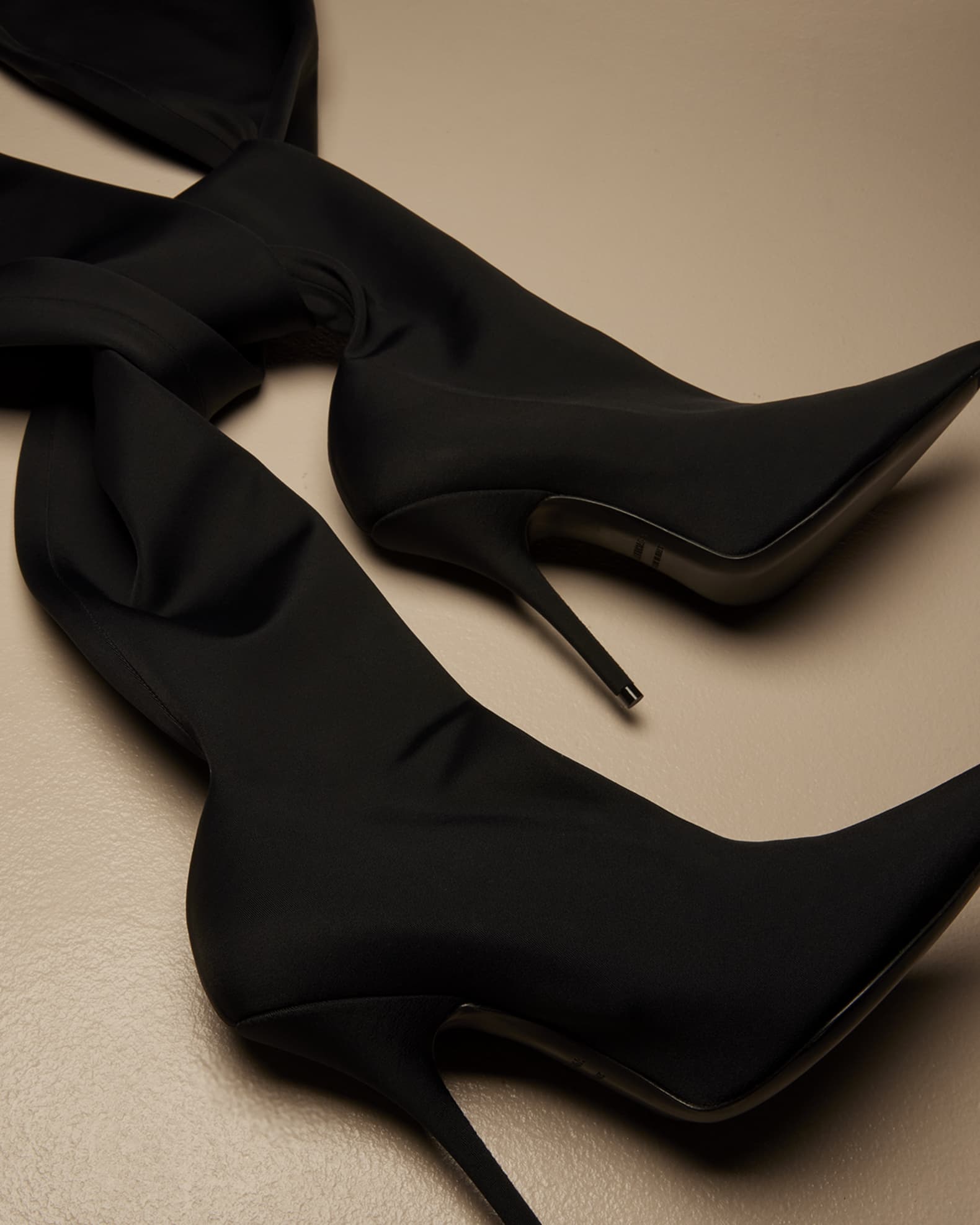 Balenciaga knife over knee boots hot sale