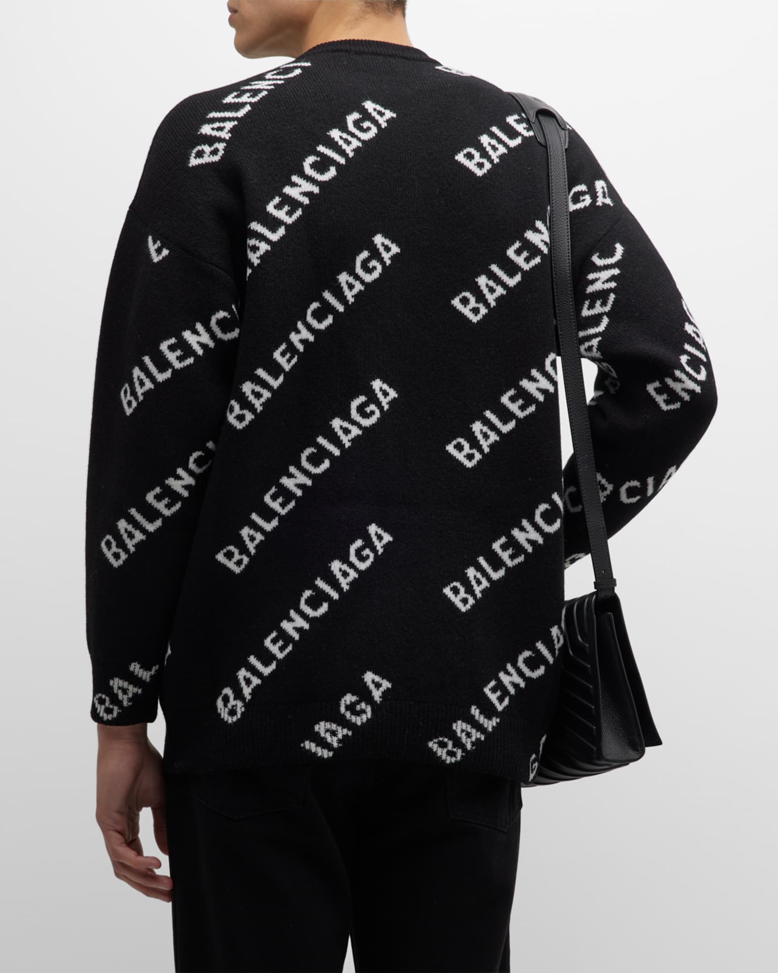 Balenciaga logo sweater sale shop