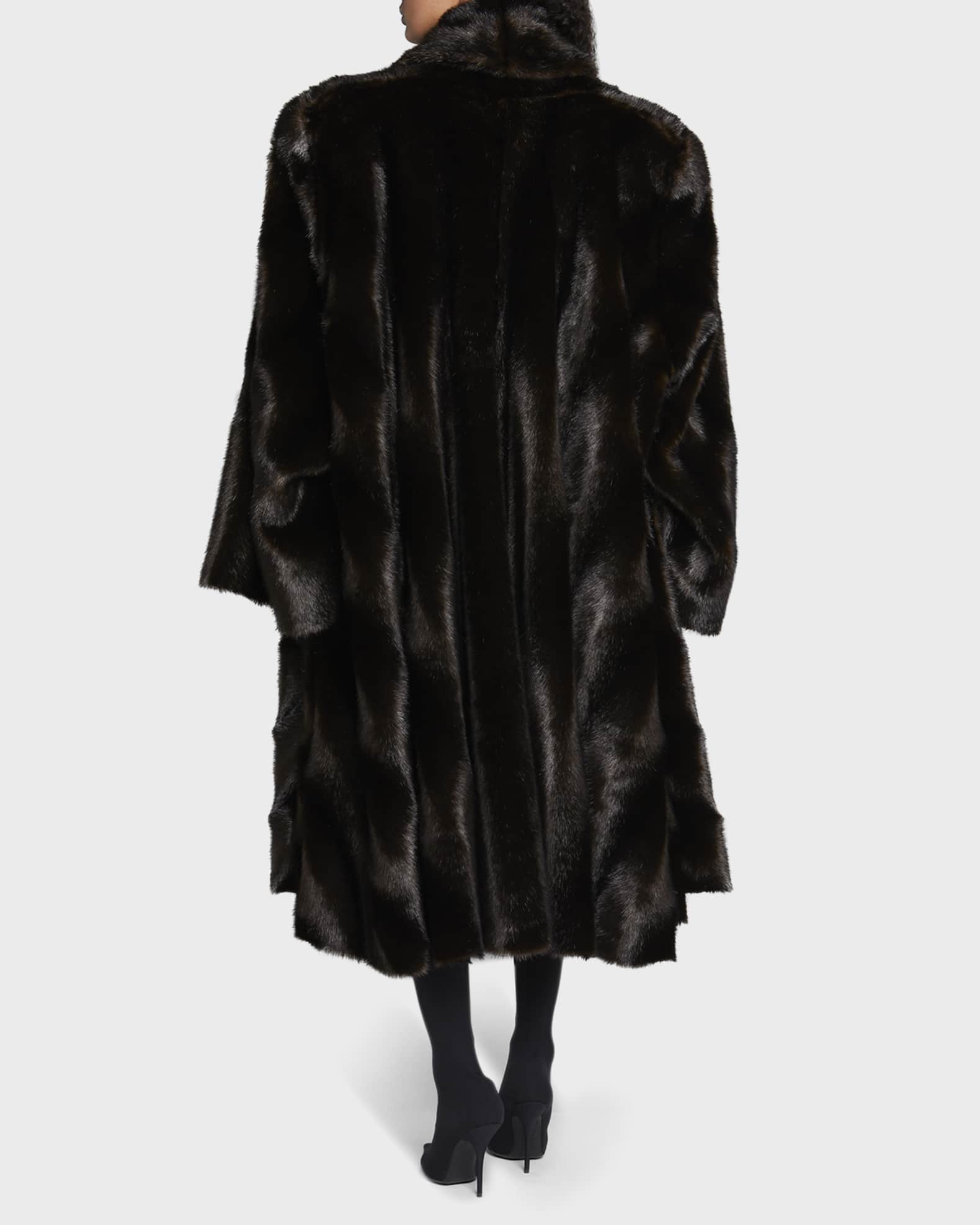 Balenciaga fur coat discount