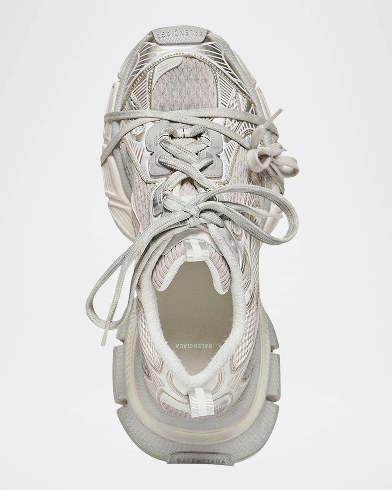★大人気商品★ 3XL Balenciaga Metallic Neiman | Sneakers Trainer Lace Mesh バッグ