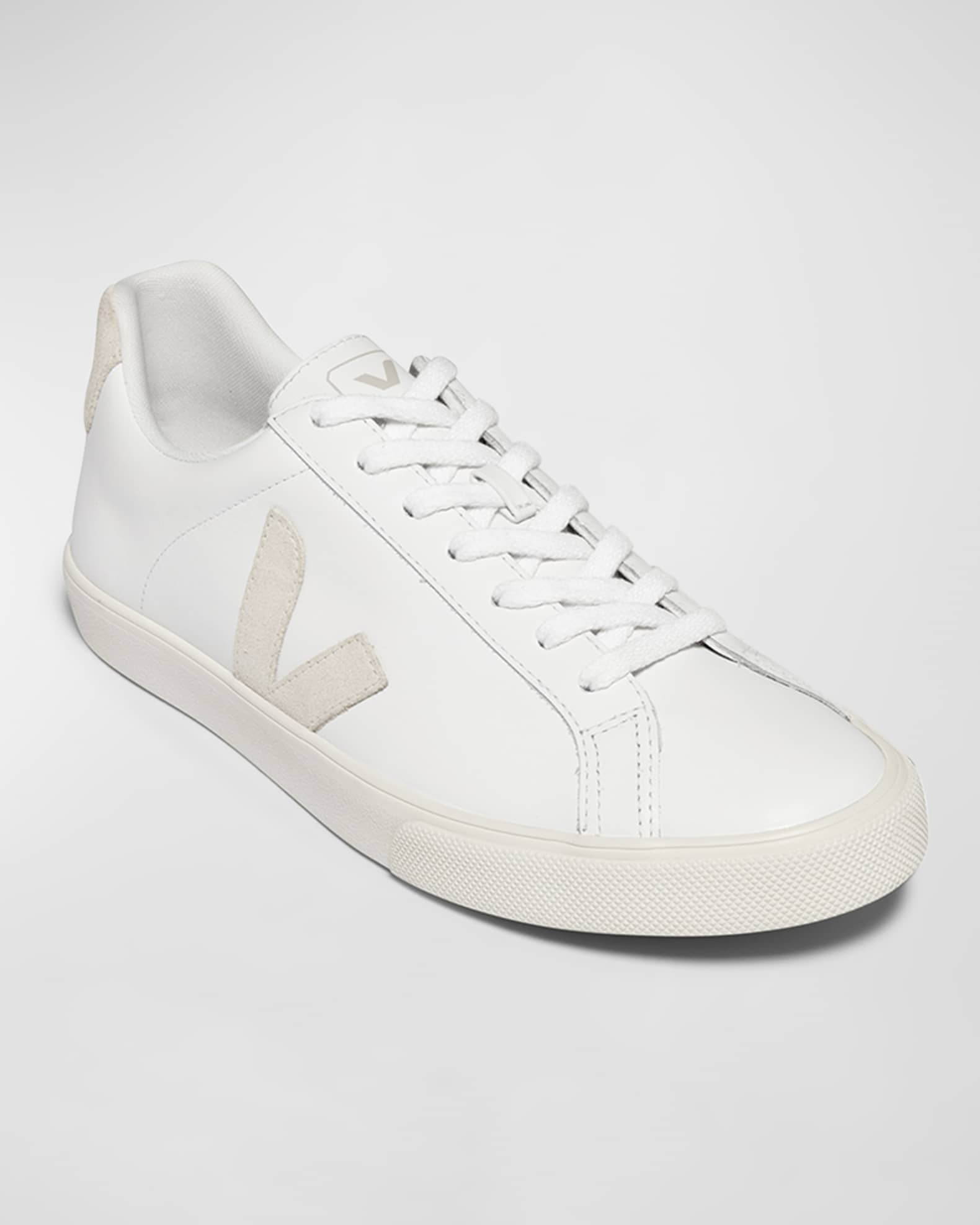 Esplar Bicolor Leather Low-Top Sneakers 1