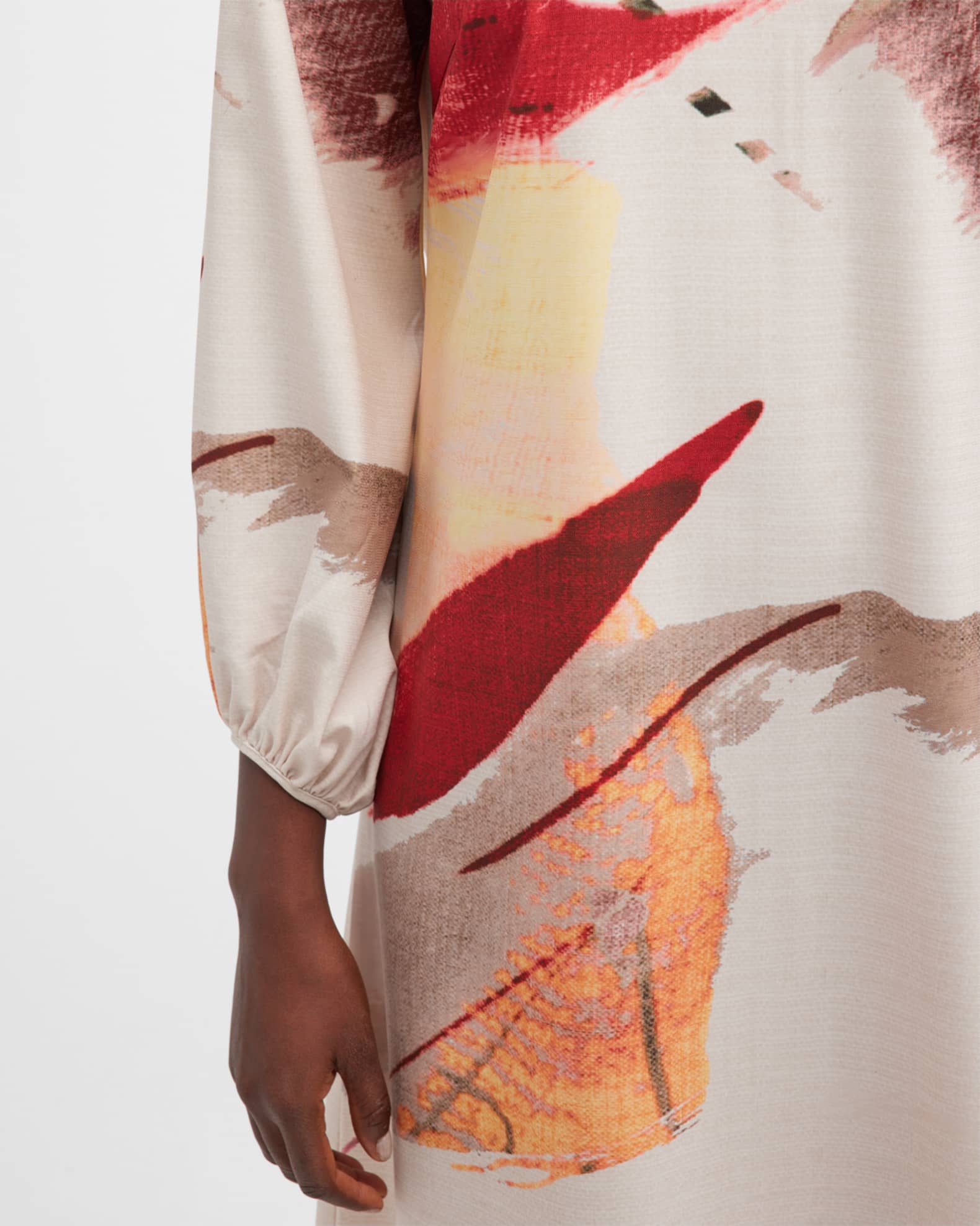Sunset Brushstroke Maxi Dress main image 1