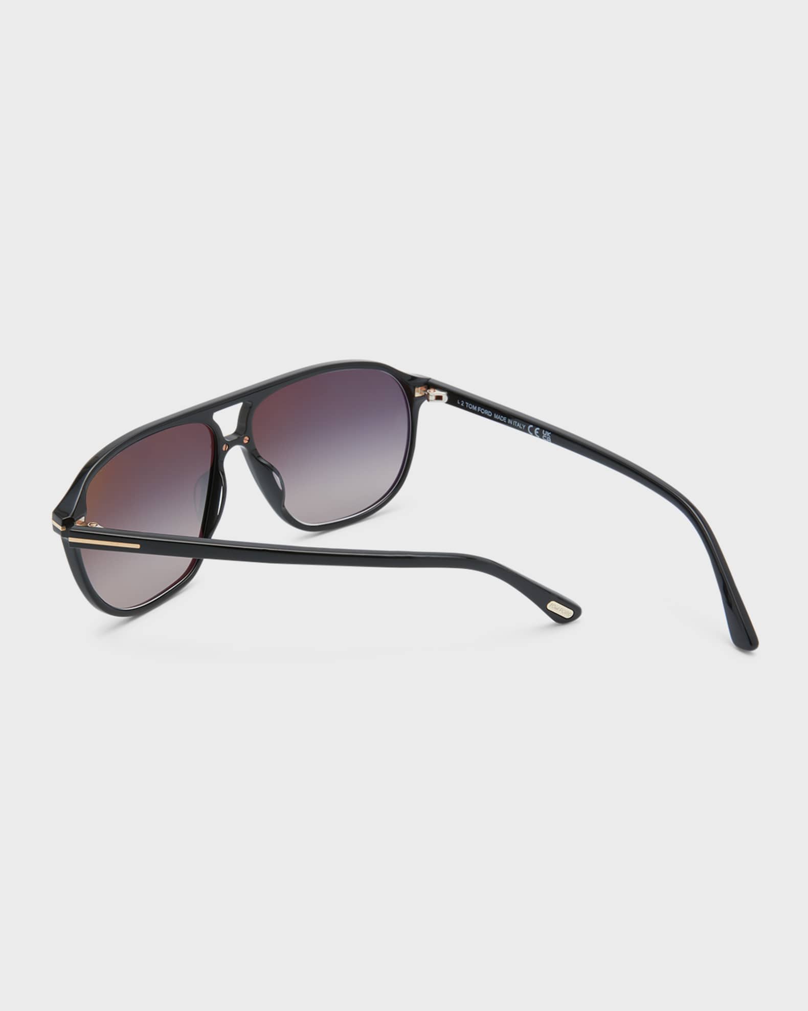 Men's Bruce Acetate Square Sunglasses 1