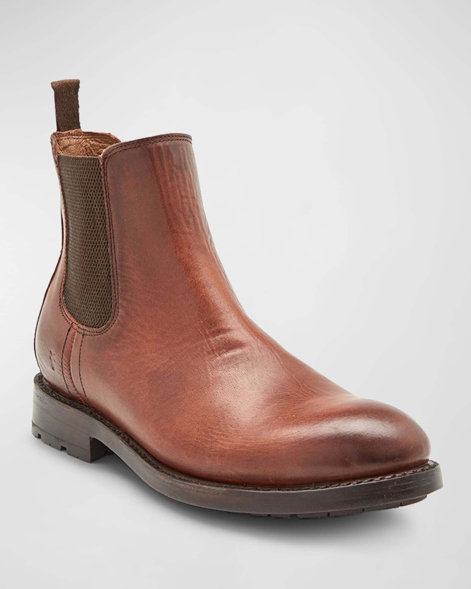 Frye Men's Bowery Leather Chelsea Boots Neiman Marcus