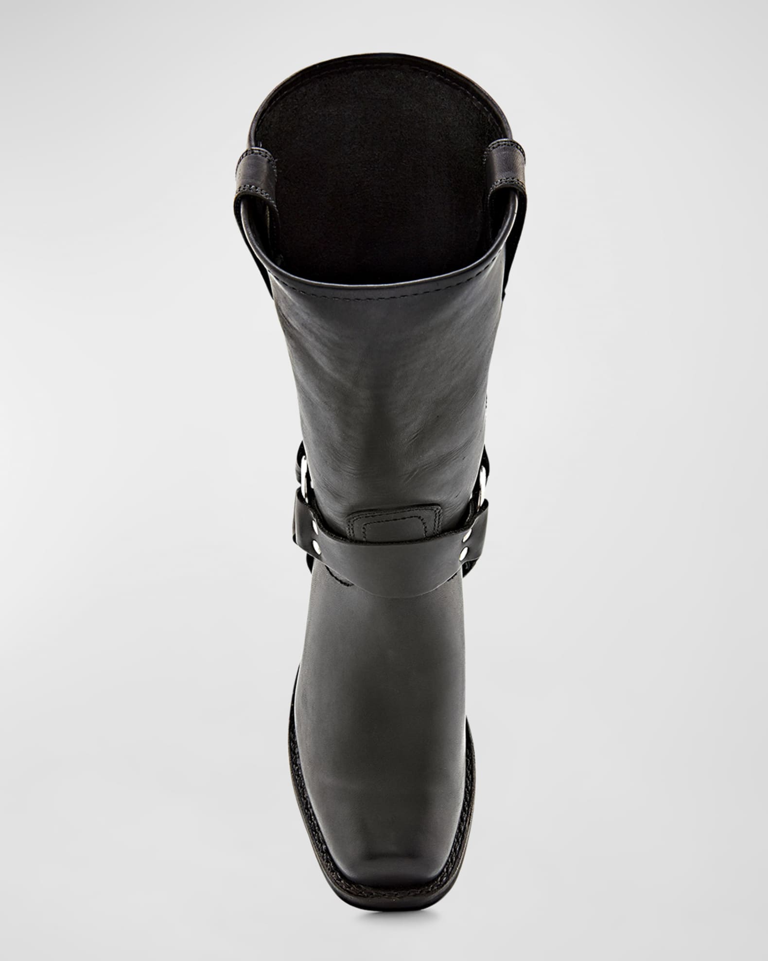 frye leather harness sneakers