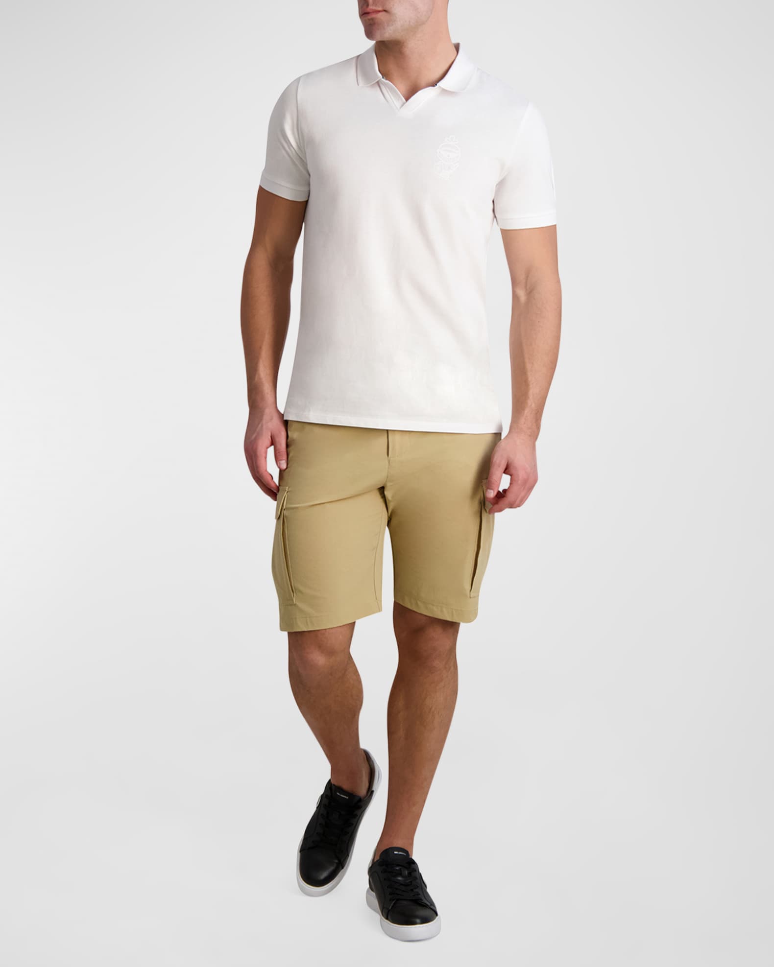 Karl Lagerfeld Paris Men's Athletic Cargo Shorts Neiman Marcus