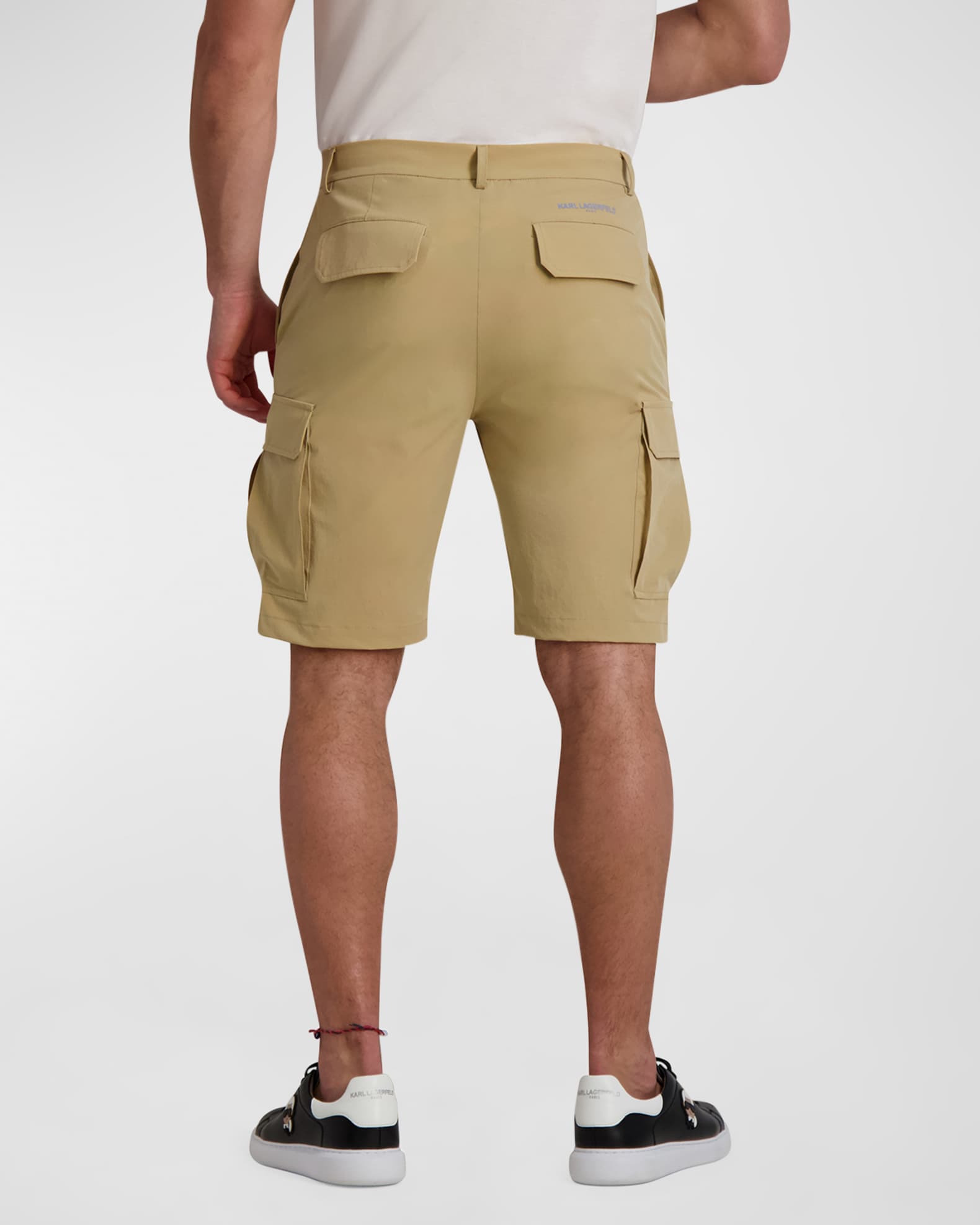 Karl Lagerfeld Paris Men's Athletic Cargo Shorts Neiman Marcus