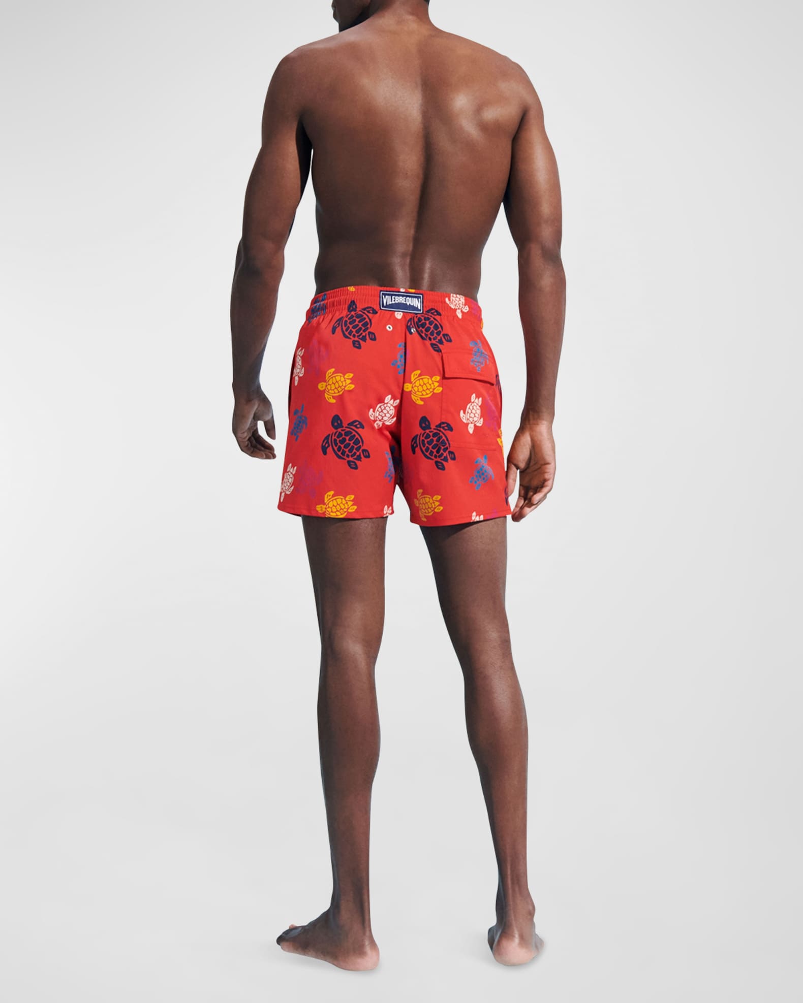 Vilebrequin Men's Ronde des Tortues Multicolor Swim Trunks | Neiman Marcus