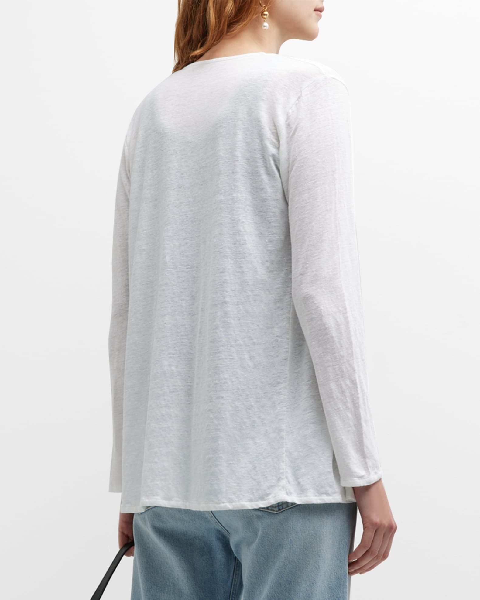 Linen open front cardigan sale