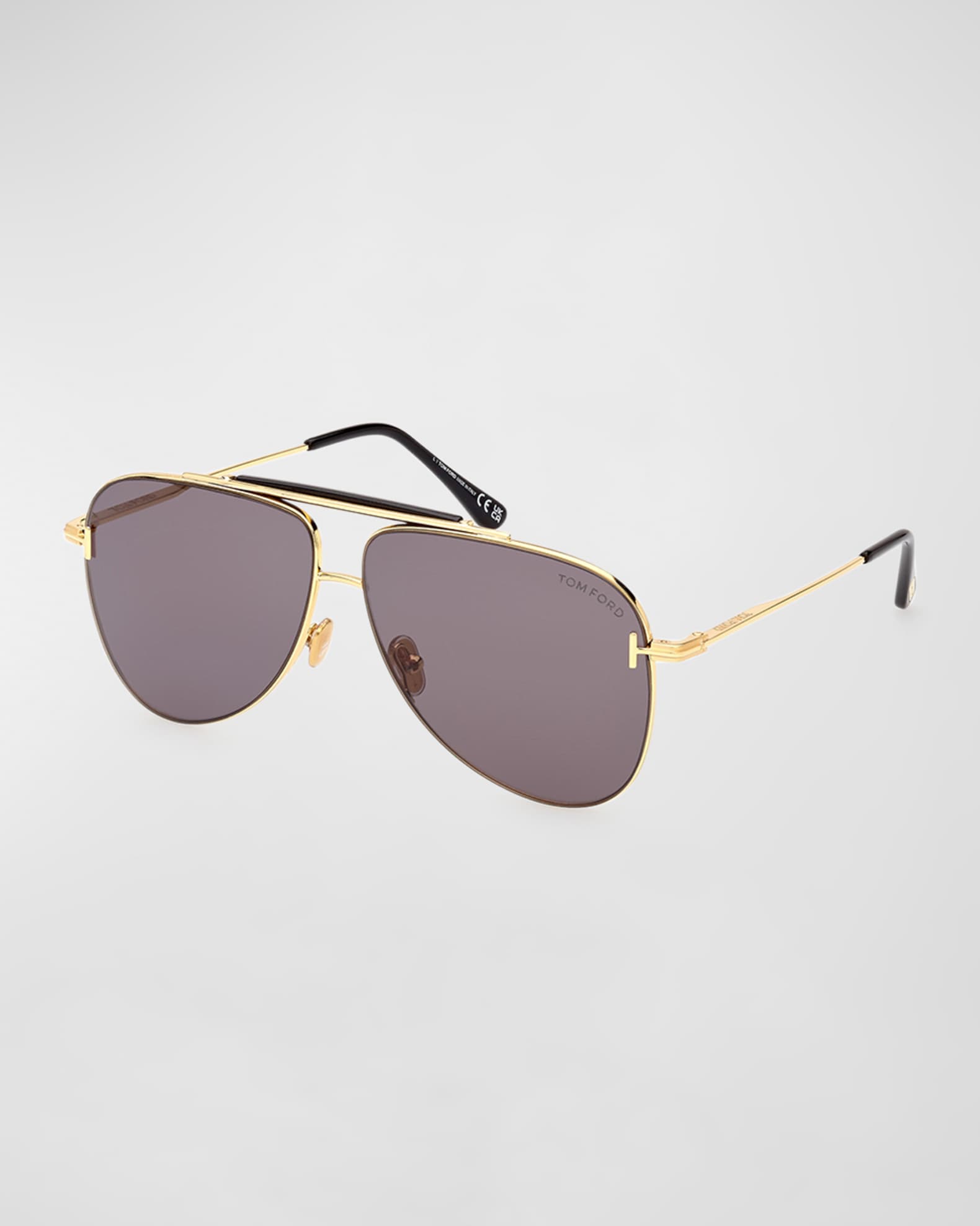 Tom ford hotsell gold aviator sunglasses