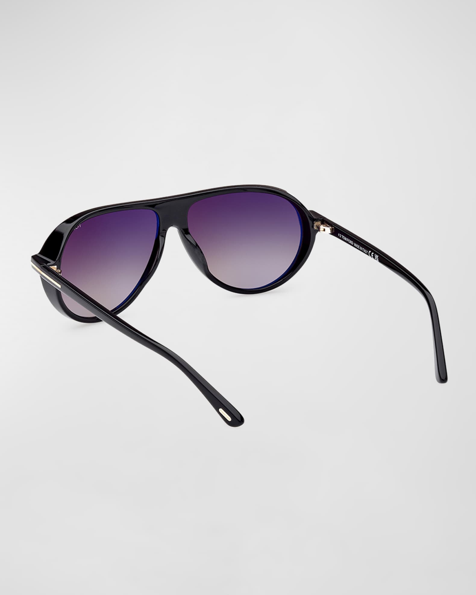 Men's Marcus T-Logo Oval Sunglasses 1