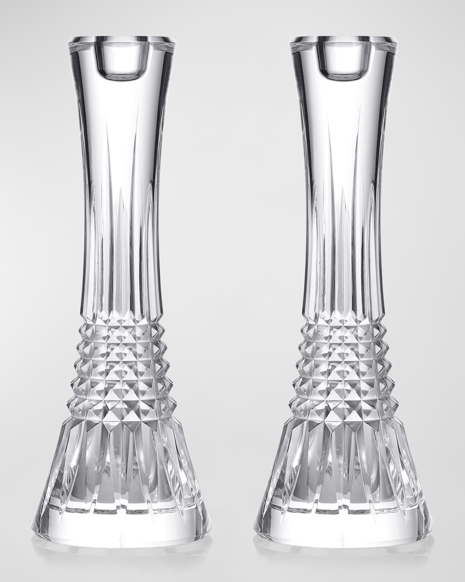 Waterford Crystal Lismore Diamond Candlesticks, Set of 2 Neiman Marcus