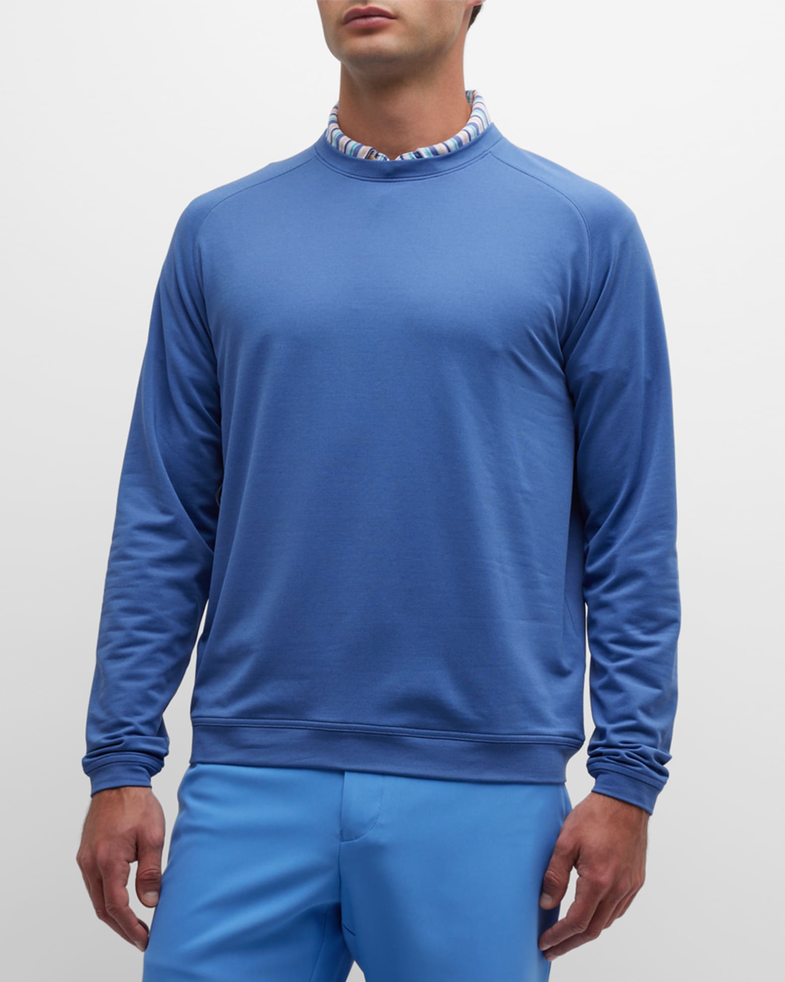 Peter Millar Men's Cradle Performance Long-Sleeve T-Shirt | Neiman Marcus