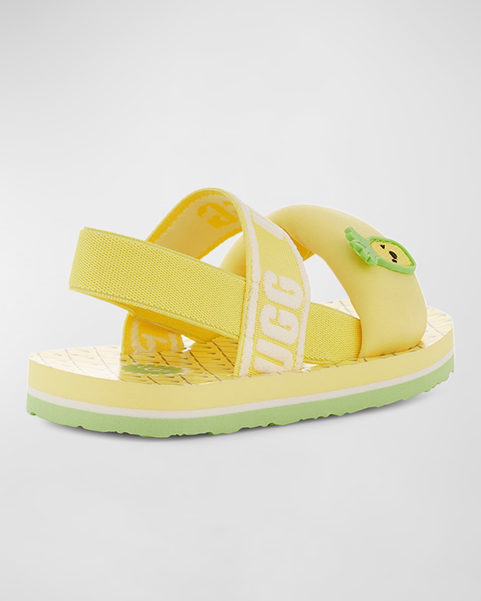 UGG Girl's Zuma Sling Pineapple Stuffie Sandals, Baby/Toddler Neiman Marcus