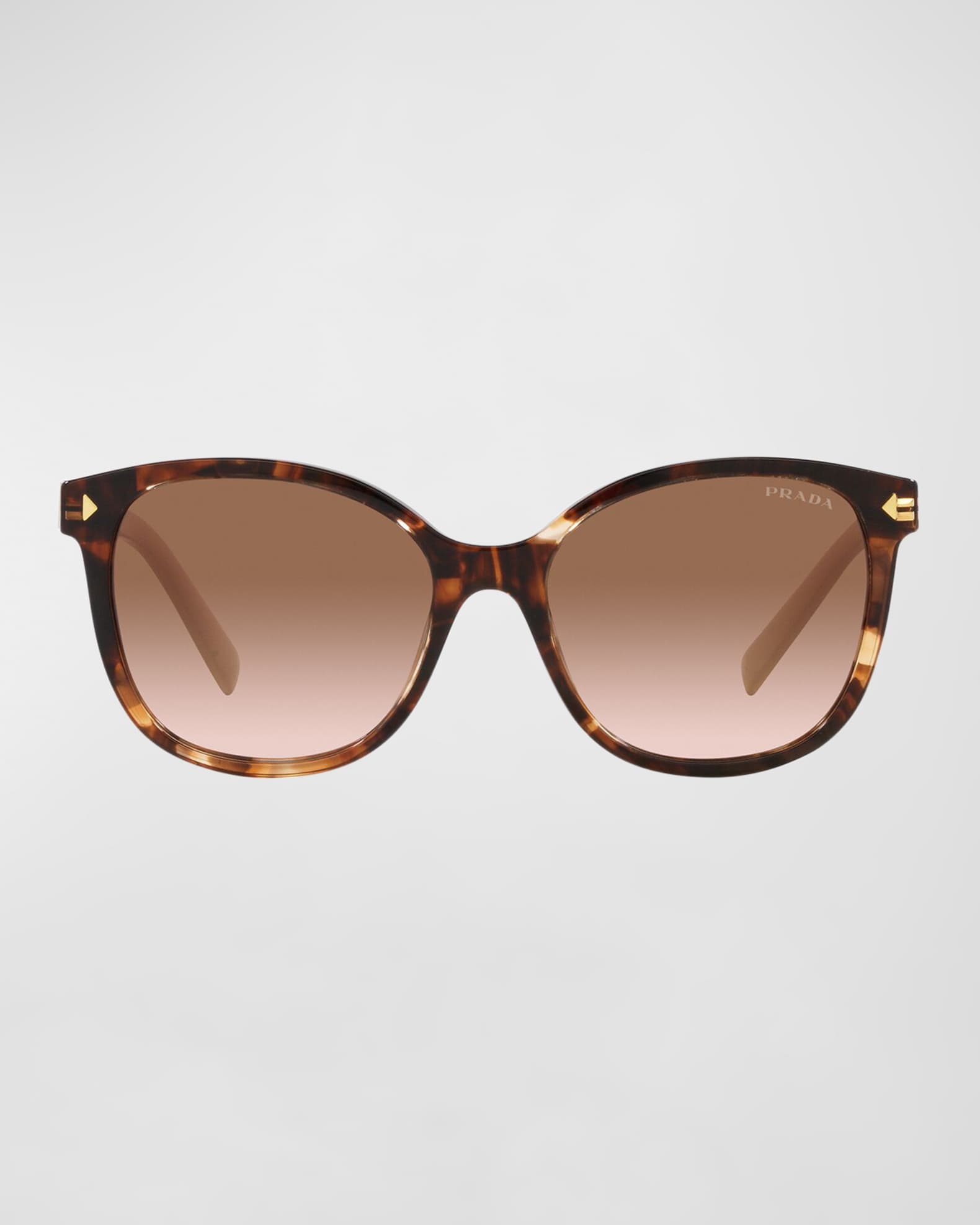 Prada PR 22ZS Two-Tone Square Acetate Sunglasses | Neiman Marcus