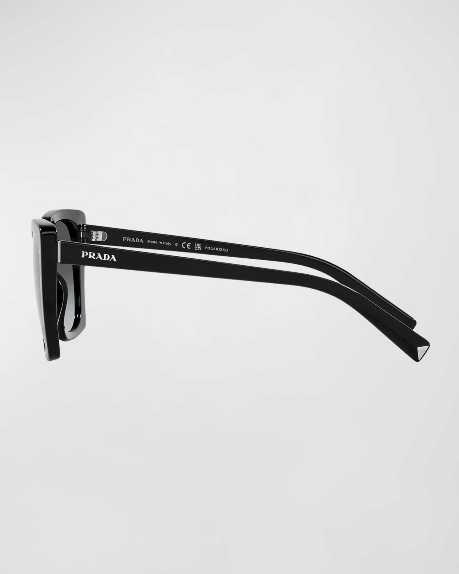 Logo Square Acetate Sunglasses 1