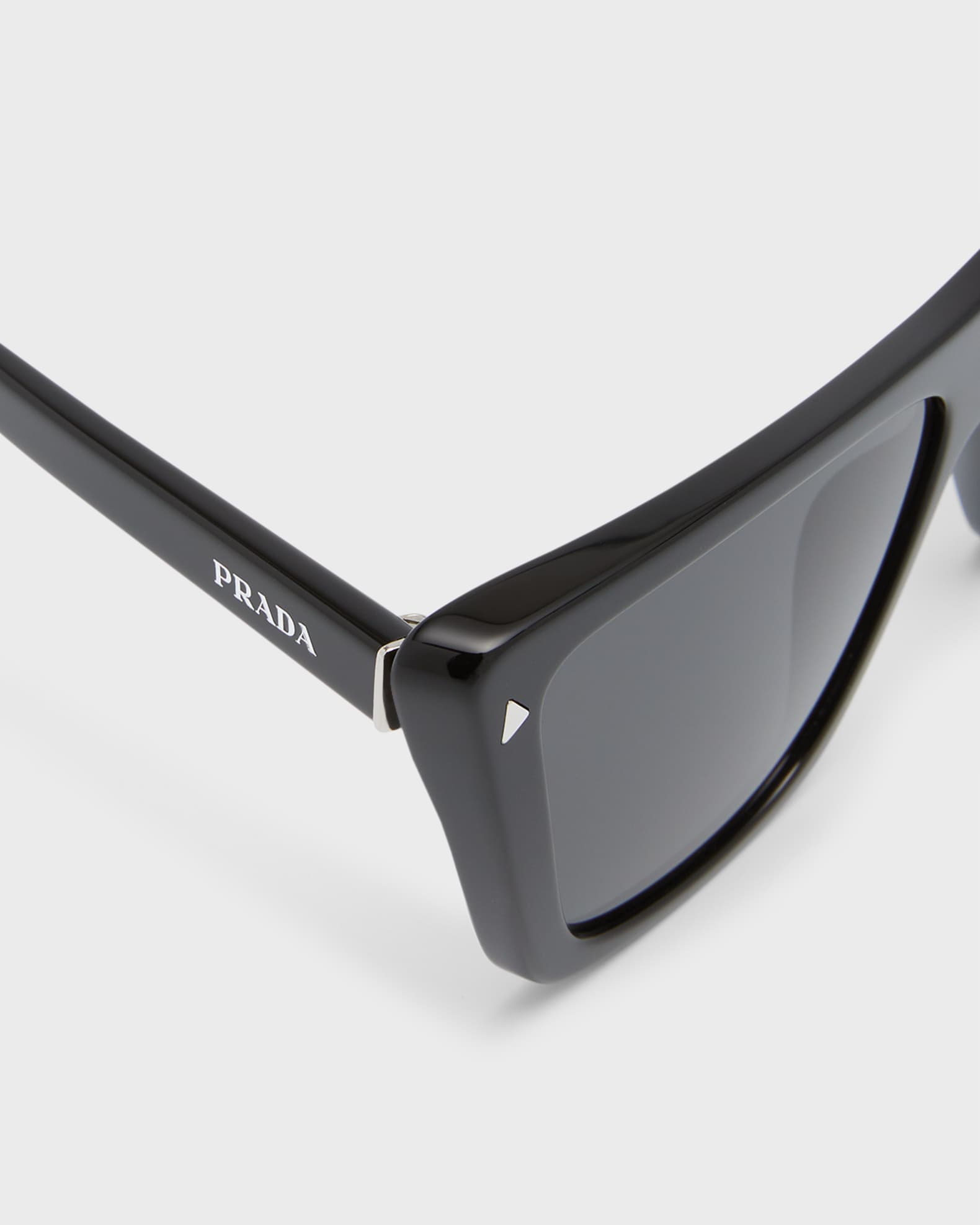 Prada Polarized Logo Acetate Butterfly Sunglasses | Neiman