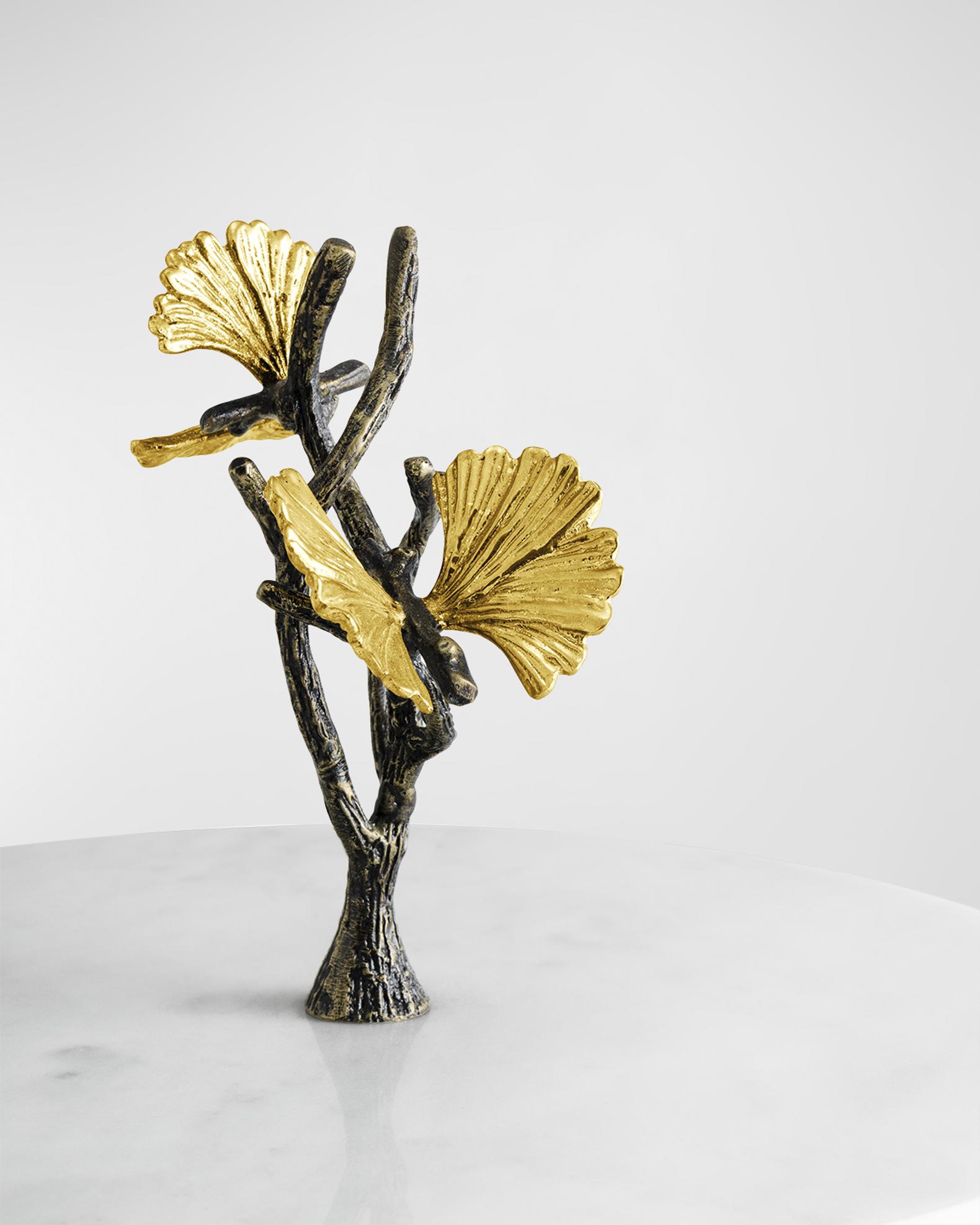 Michael Aram Butterfly Ginkgo Etagere Under counter | Neiman Marcus