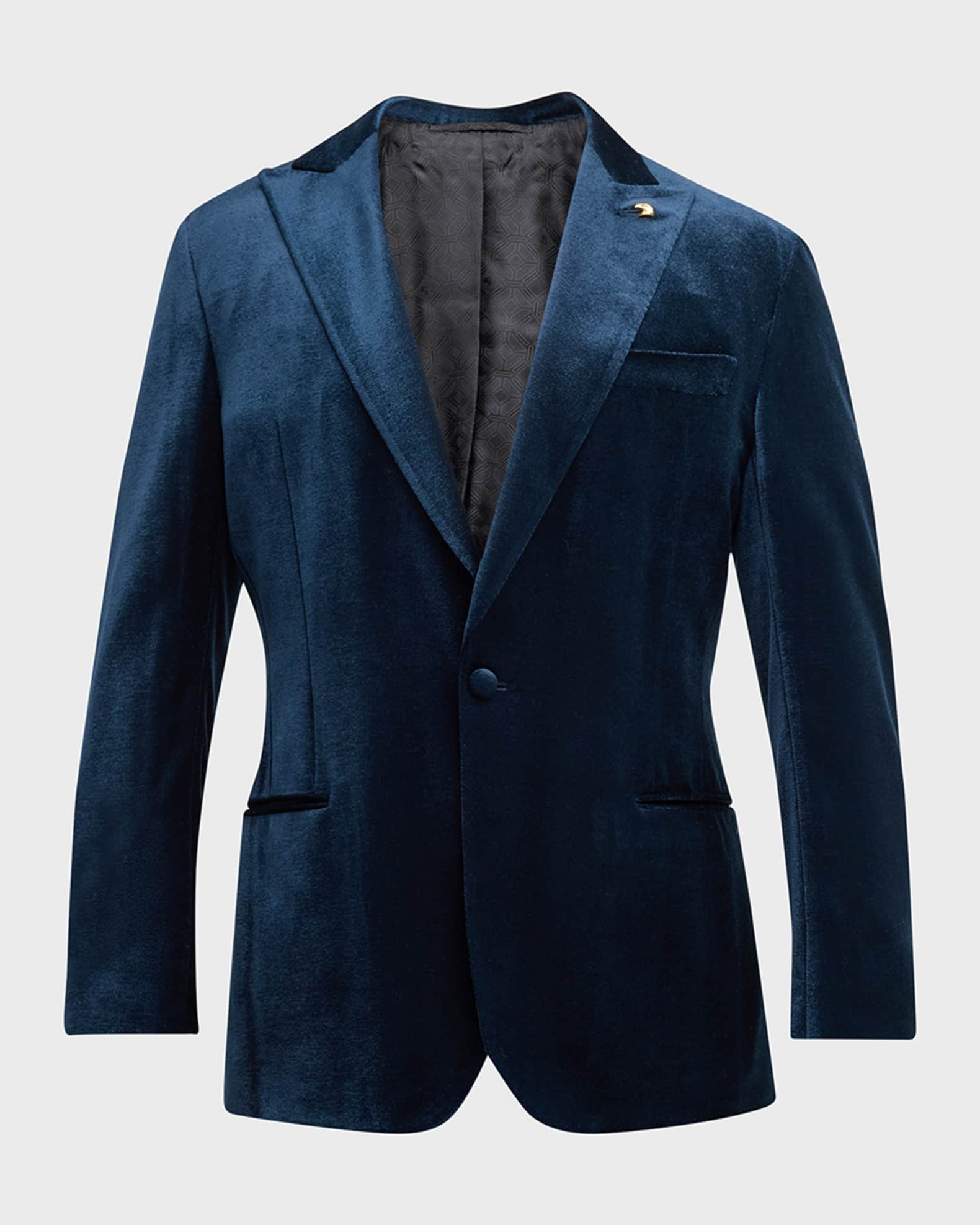 Stefano Ricci Men's Velvet Peak-Lapel Dinner Jacket | Neiman Marcus